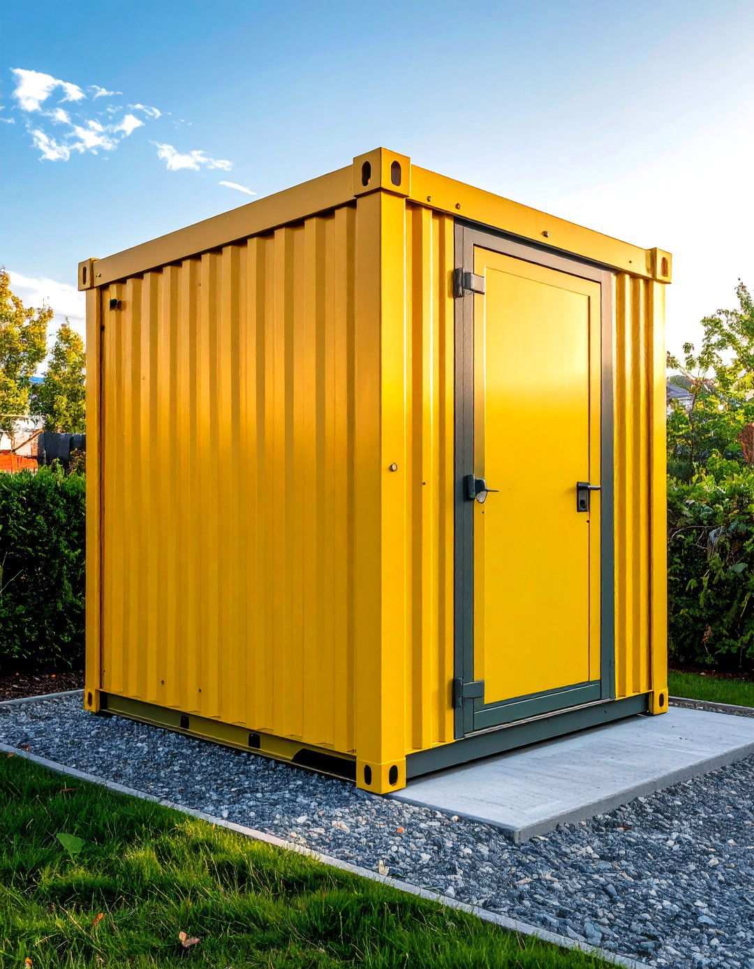 Metal Industrial Contemporary Design with Modern Materials - 24 Outhouse Design Ideas