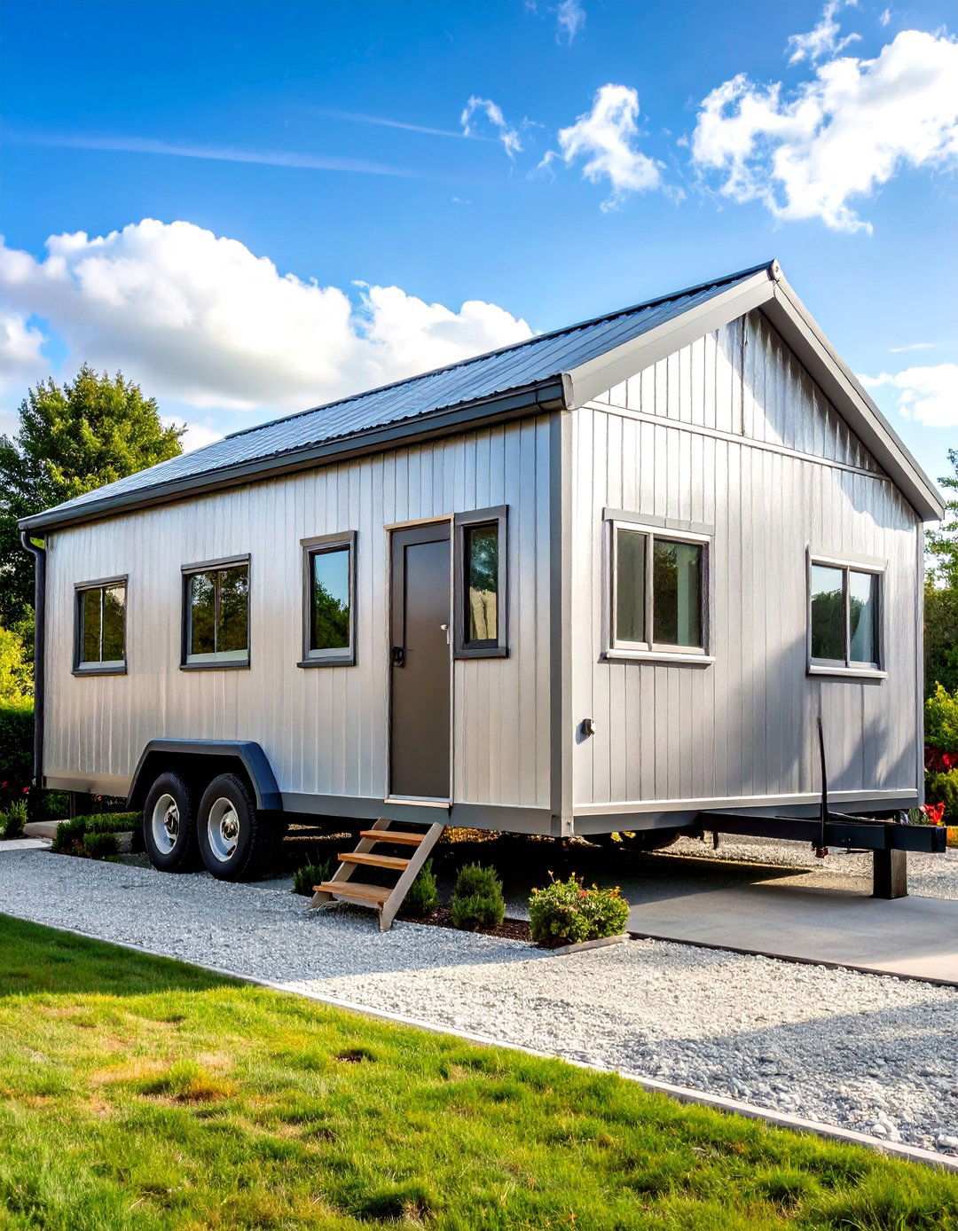 Metal Siding Modern Industrial Look - 24 Mobile Home Siding Design Ideas