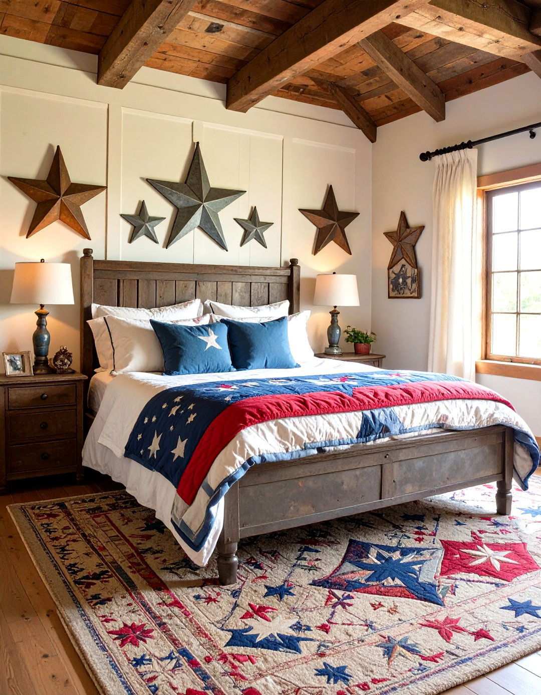 Metal Star Bedroom - 24 Western Bedroom Ideas