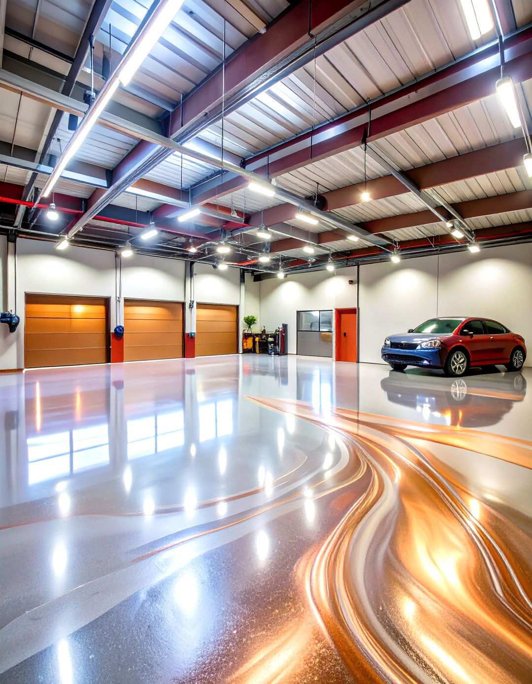 Metallic Epoxy Flooring Systems - 24 Man Cave Flooring Ideas