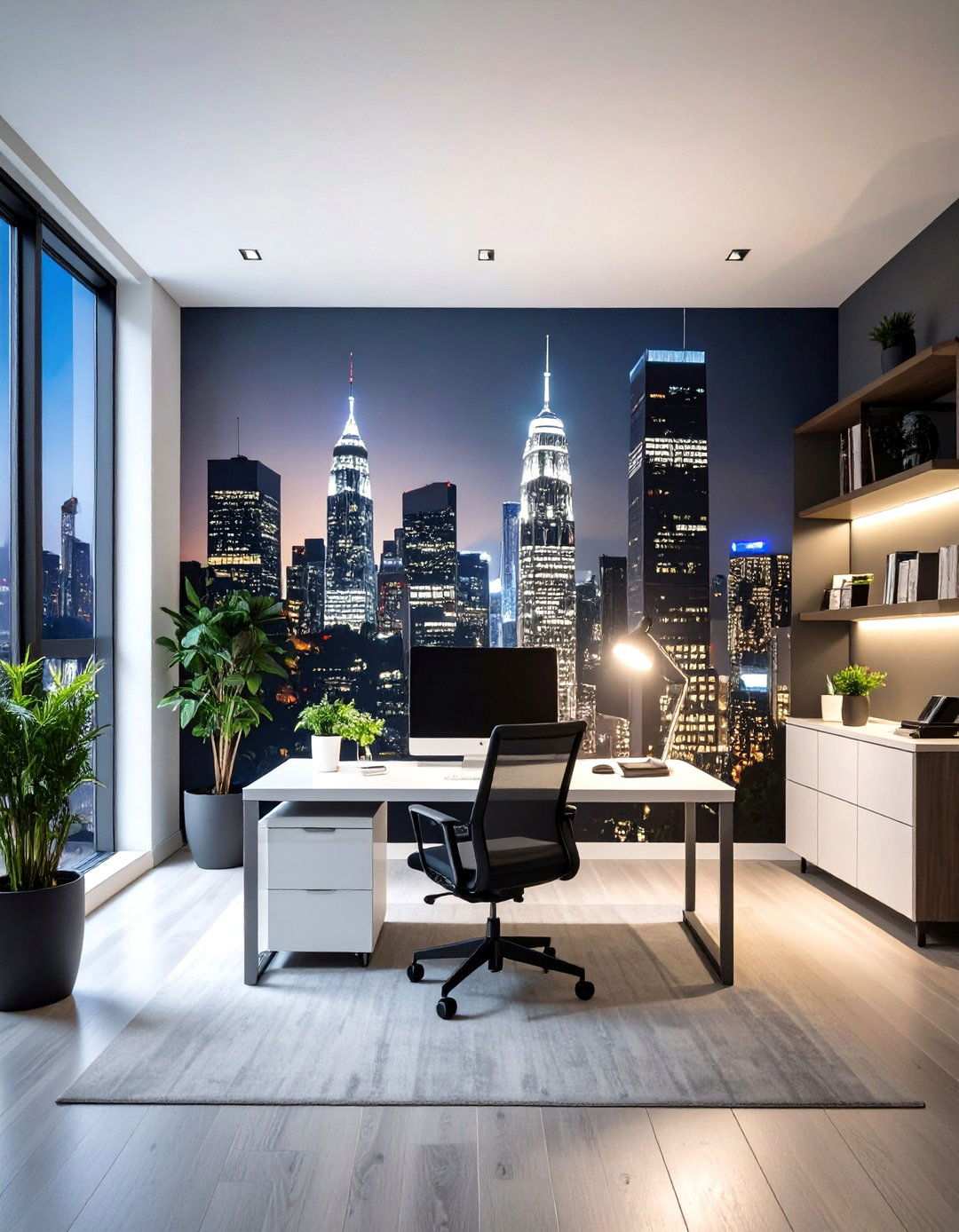 Metropolitan Cityscape Wall Murals - 24 Wall Mural Ideas
