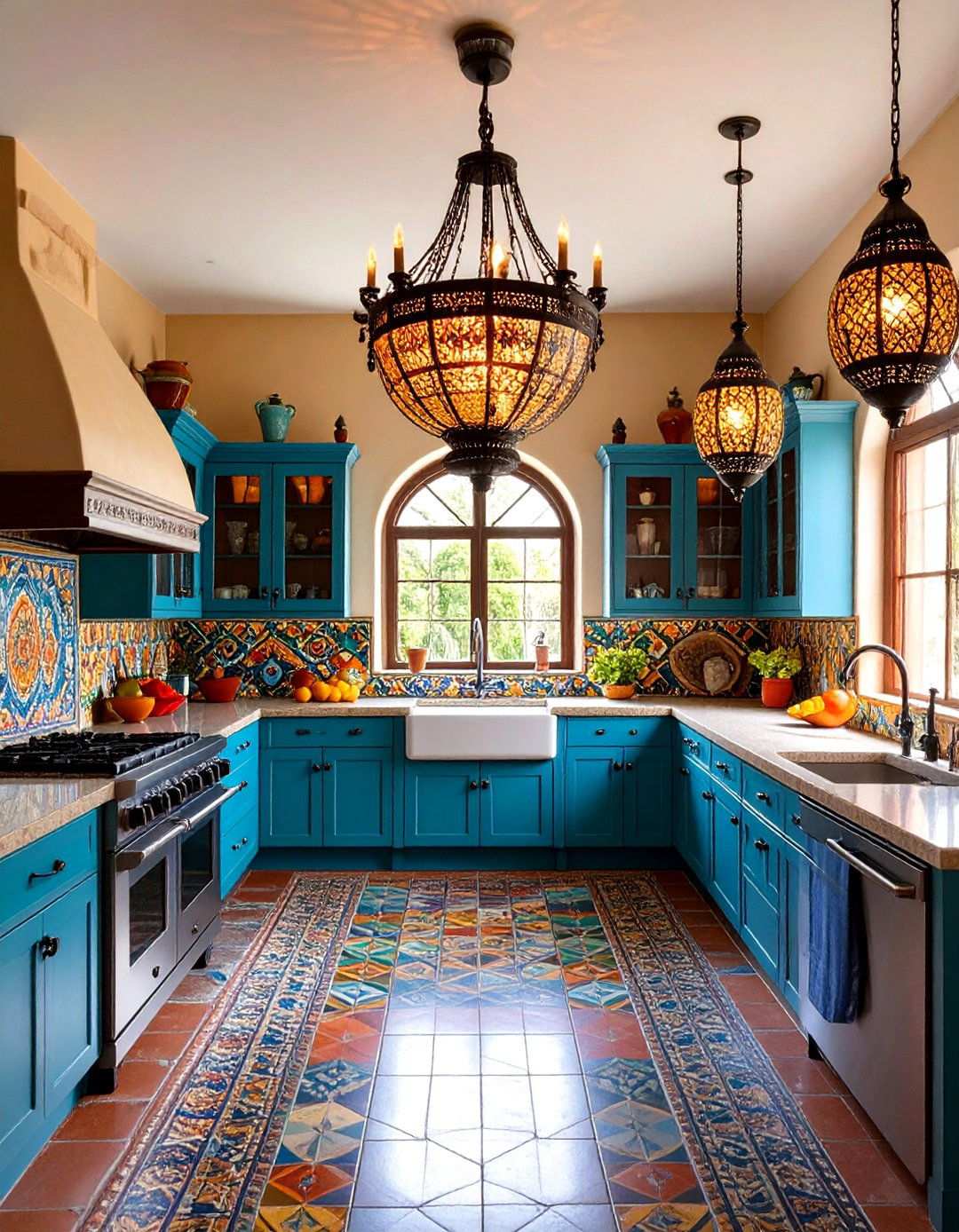 Mexican Kitchen Lighting Fixture Designs - 24 Mexican Kitchen Ideas