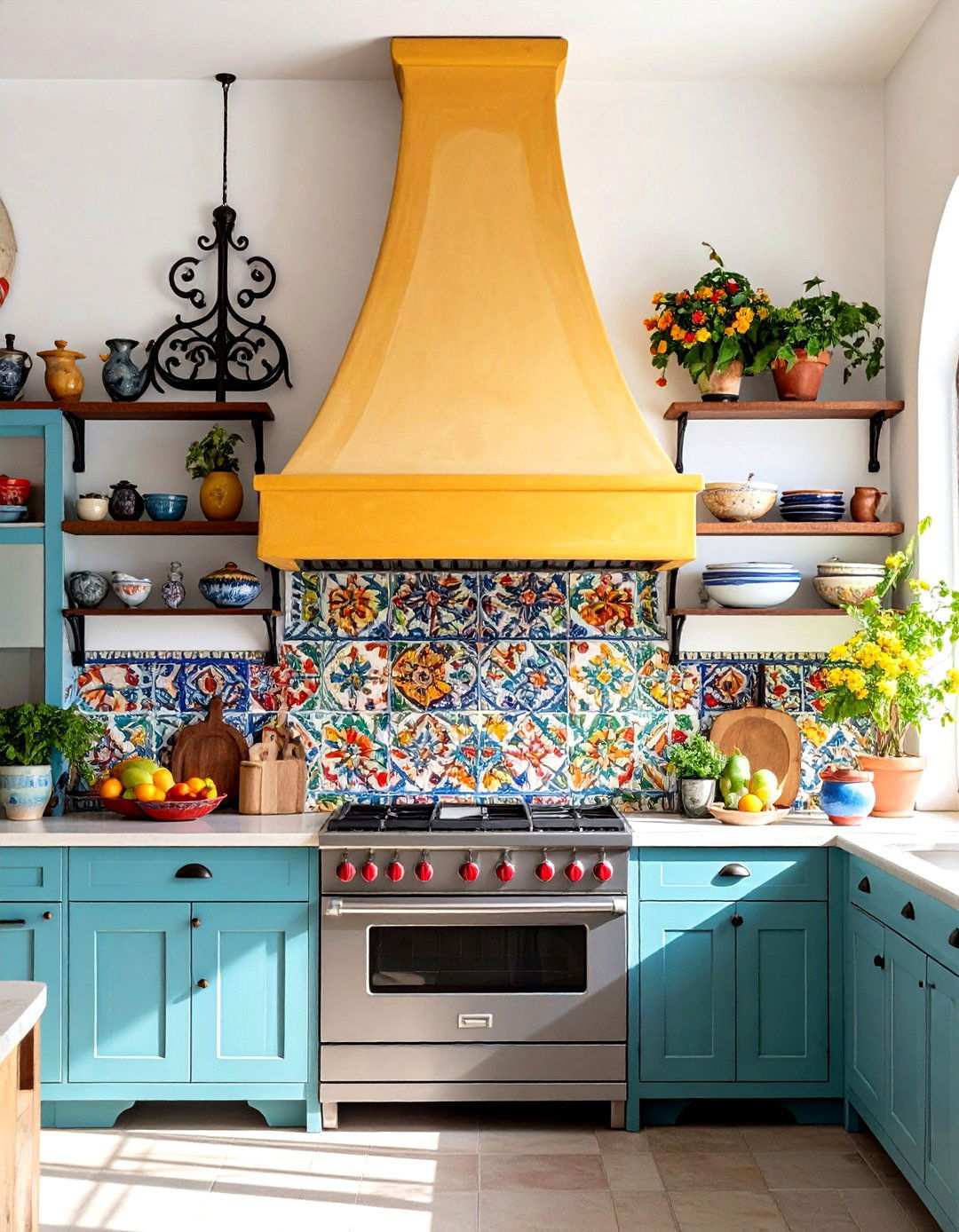 Mexican Kitchen Range Hood Statements - 24 Mexican Kitchen Ideas