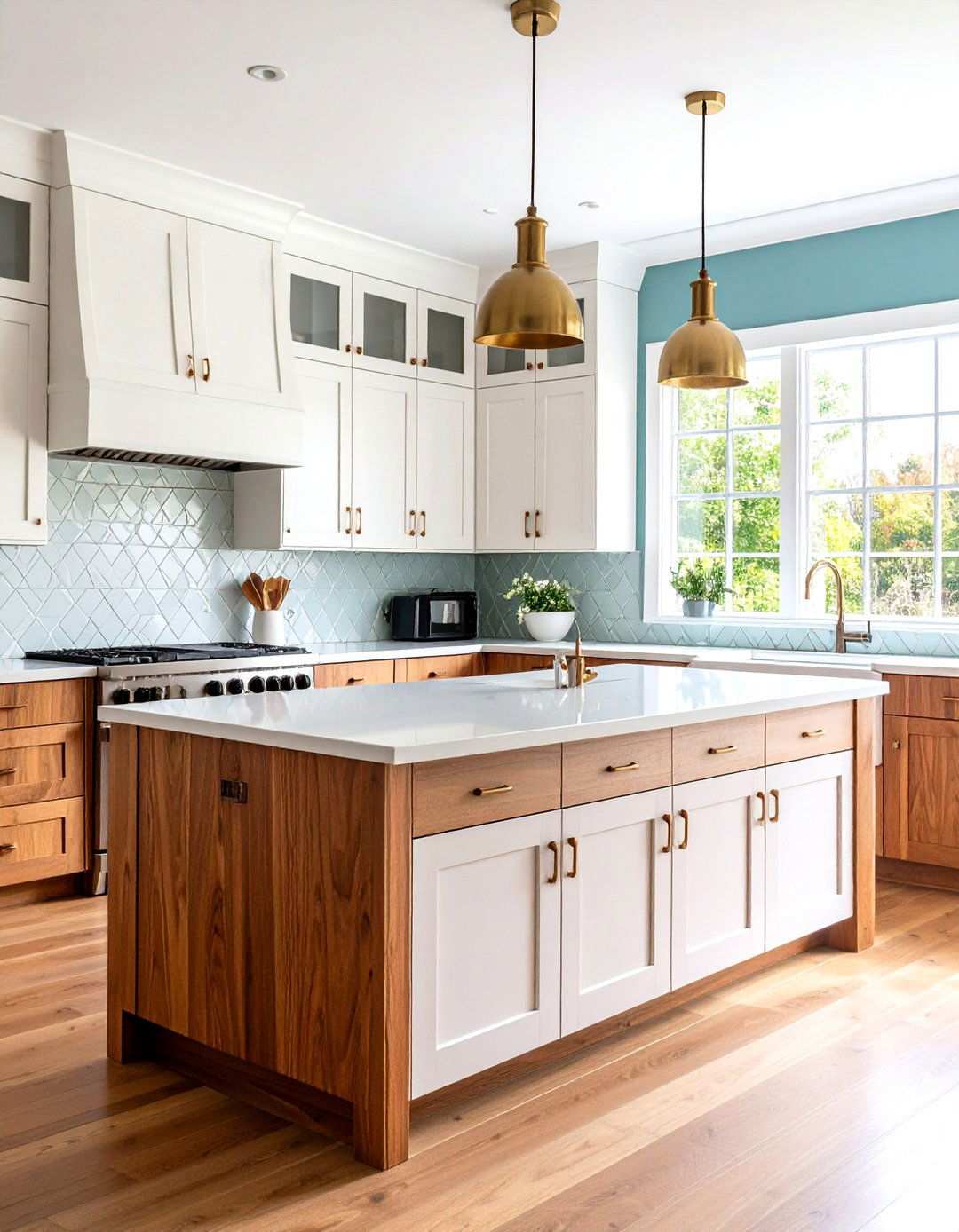 Mid Century Modern Revival - 24 Kitchen With White Appliances Ideas
