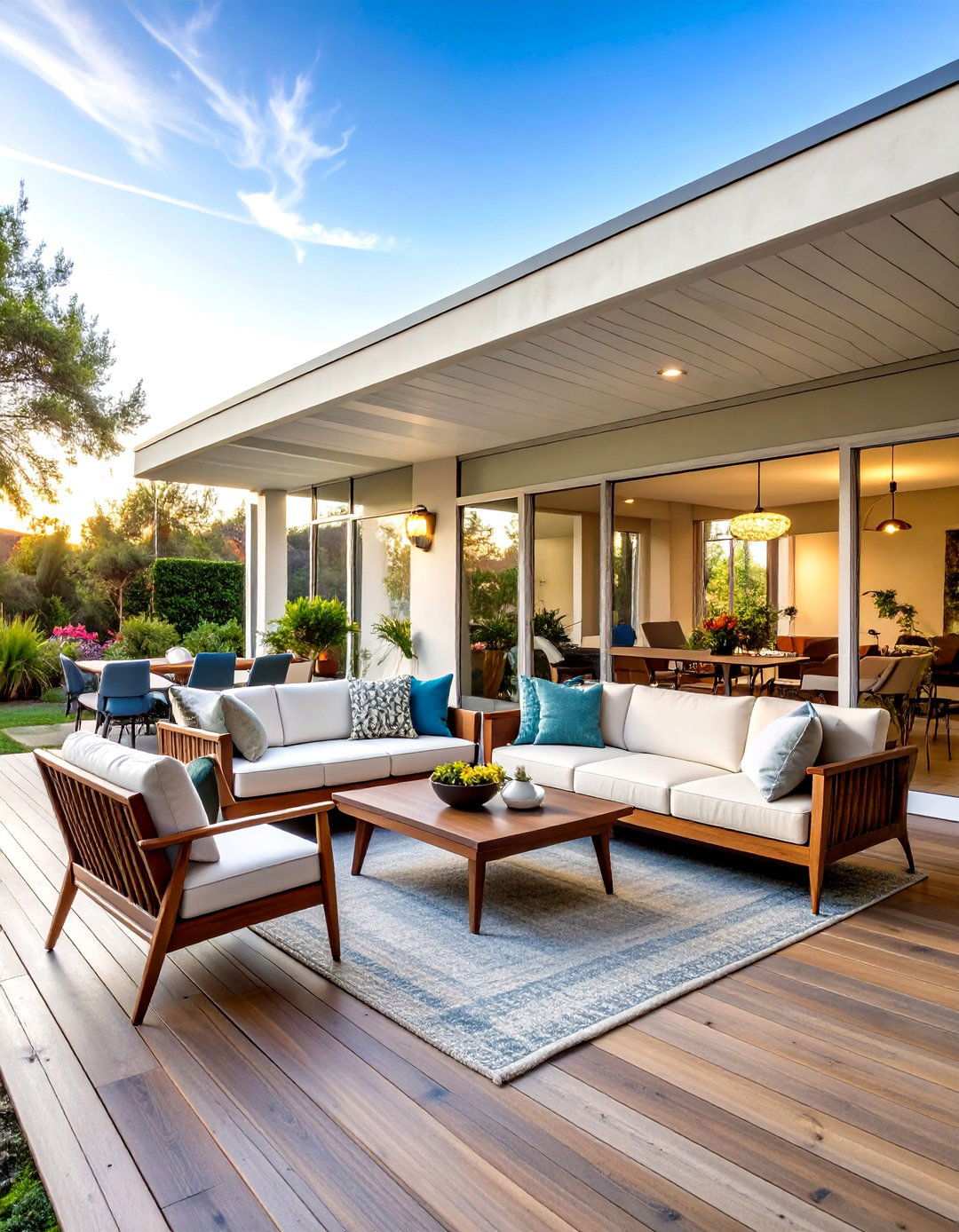 Mid Century Modern Veranda with Clean Geometry - 24 Veranda Ideas
