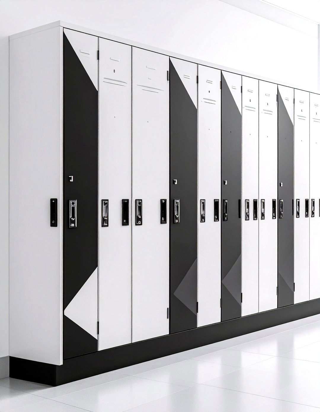 Minimalist Black and White Simplicity - 24 Locker Decor Ideas