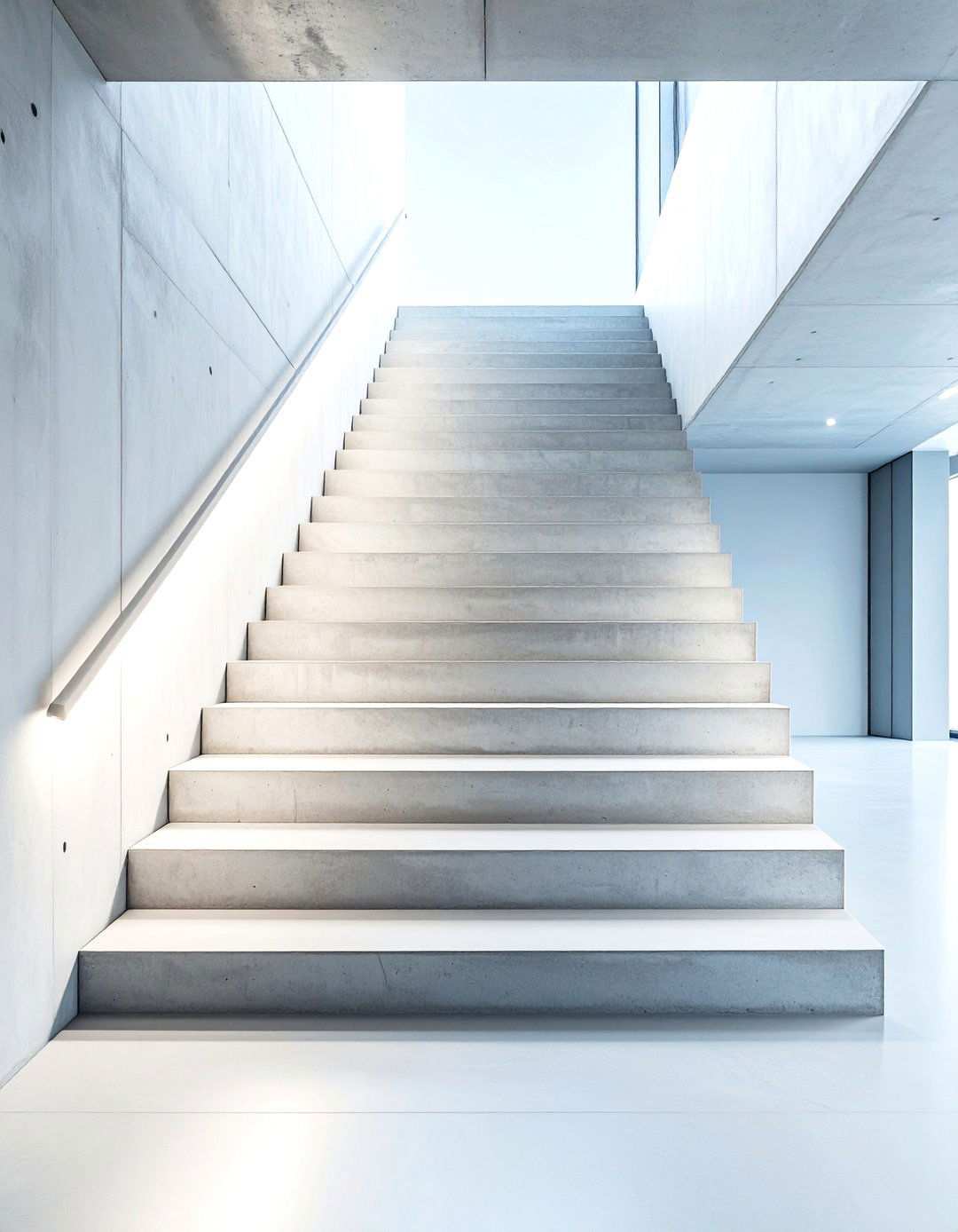 Minimalist Concrete Stair Design - 24 Staircase Ideas