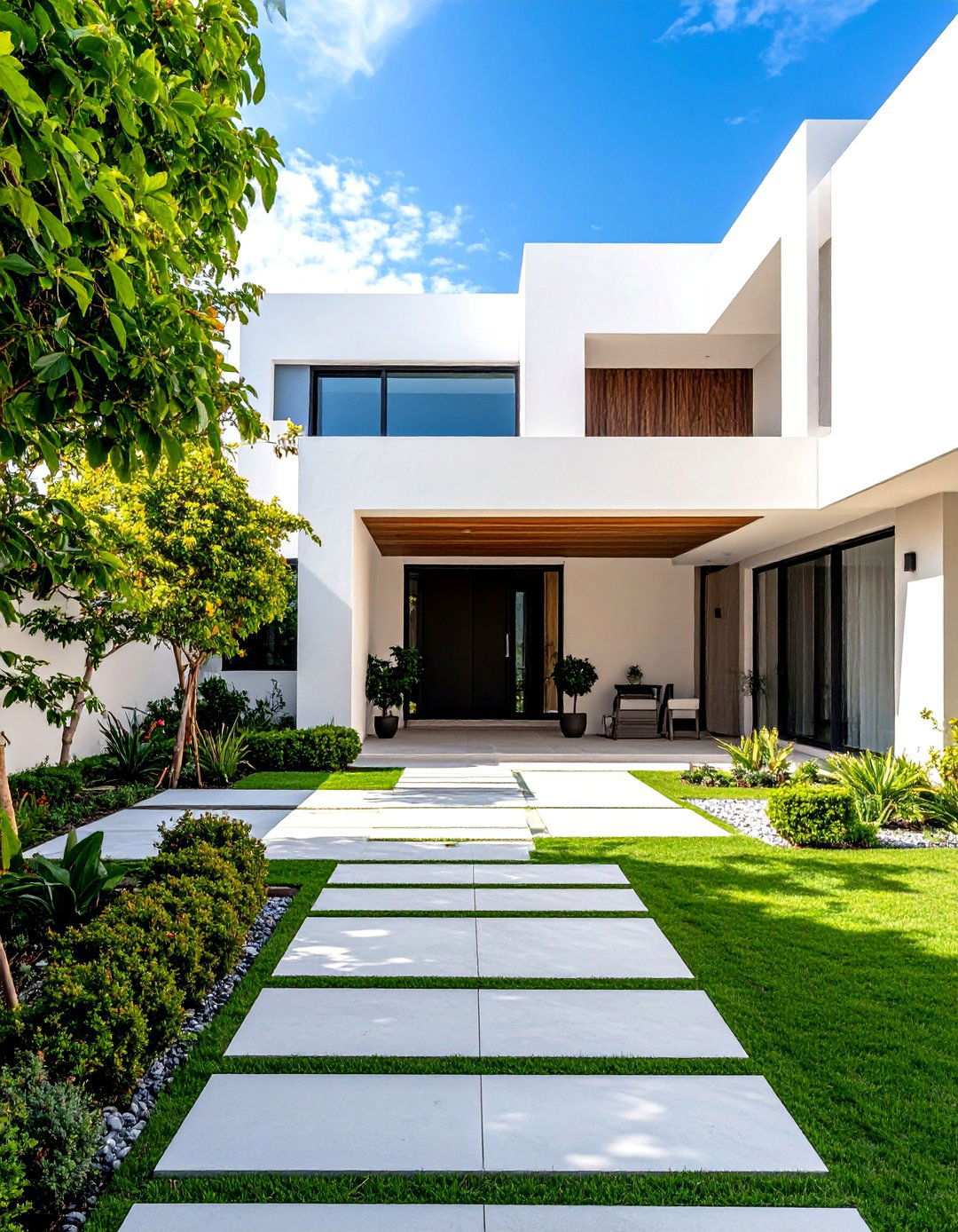 Minimalist Courtyard Entries - 24 Minimalist House Exterior Ideas
