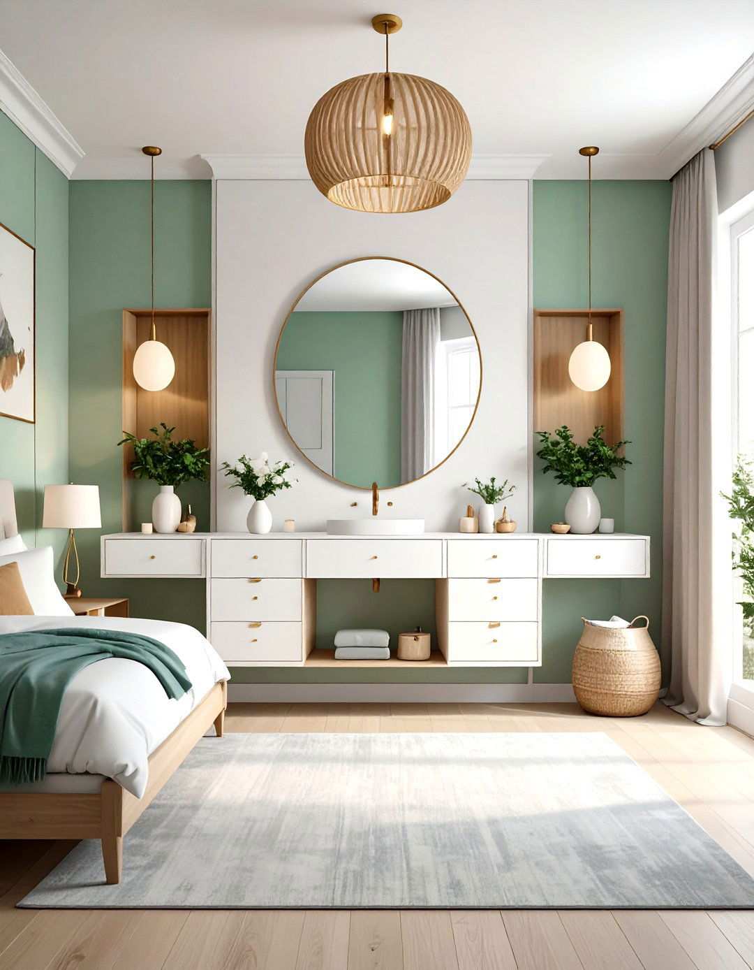 Minimalist Floating Vanity Design - 24 Vanity Room Ideas