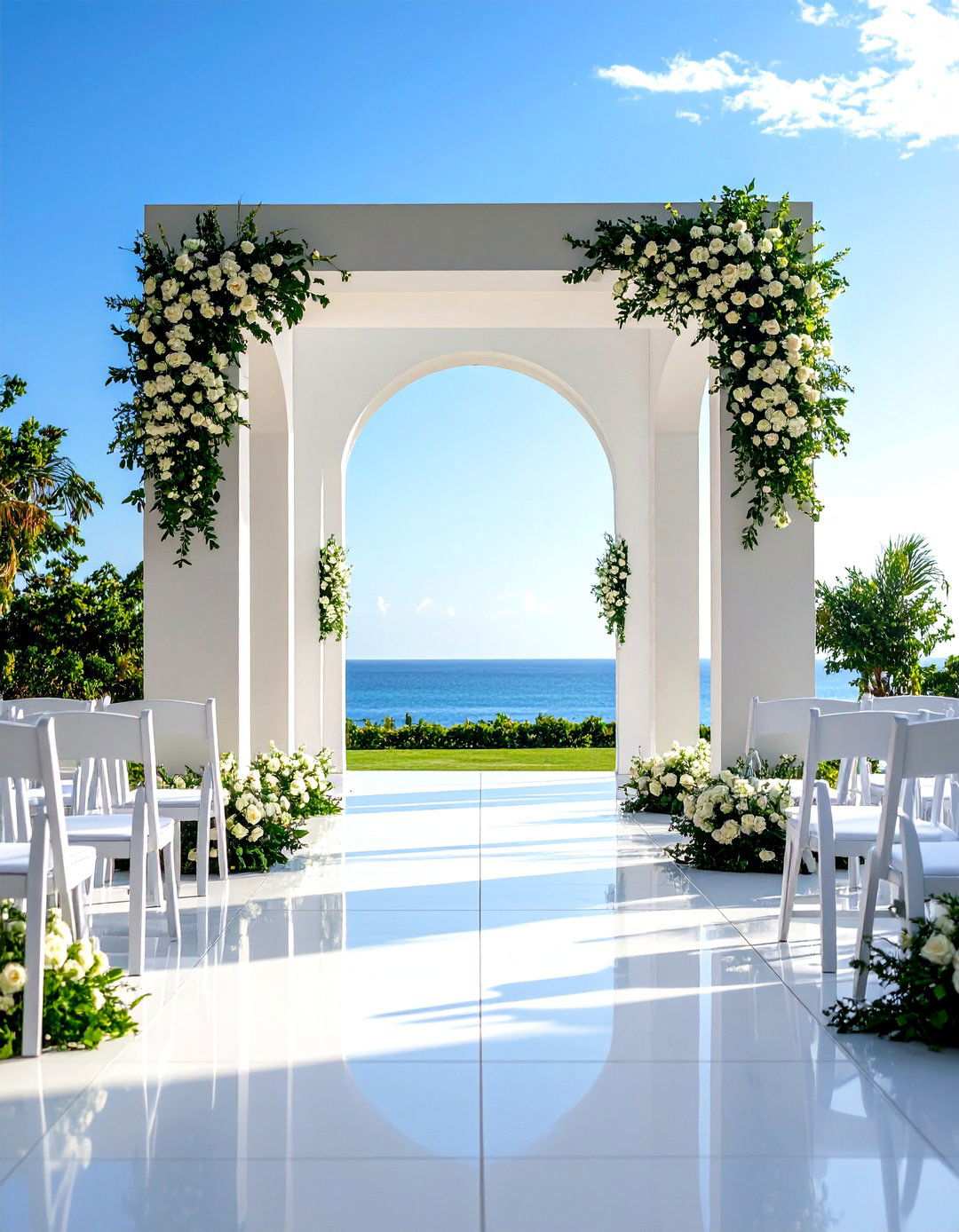 Minimalist Frame Structures - 24 Wedding Backdrop Ideas