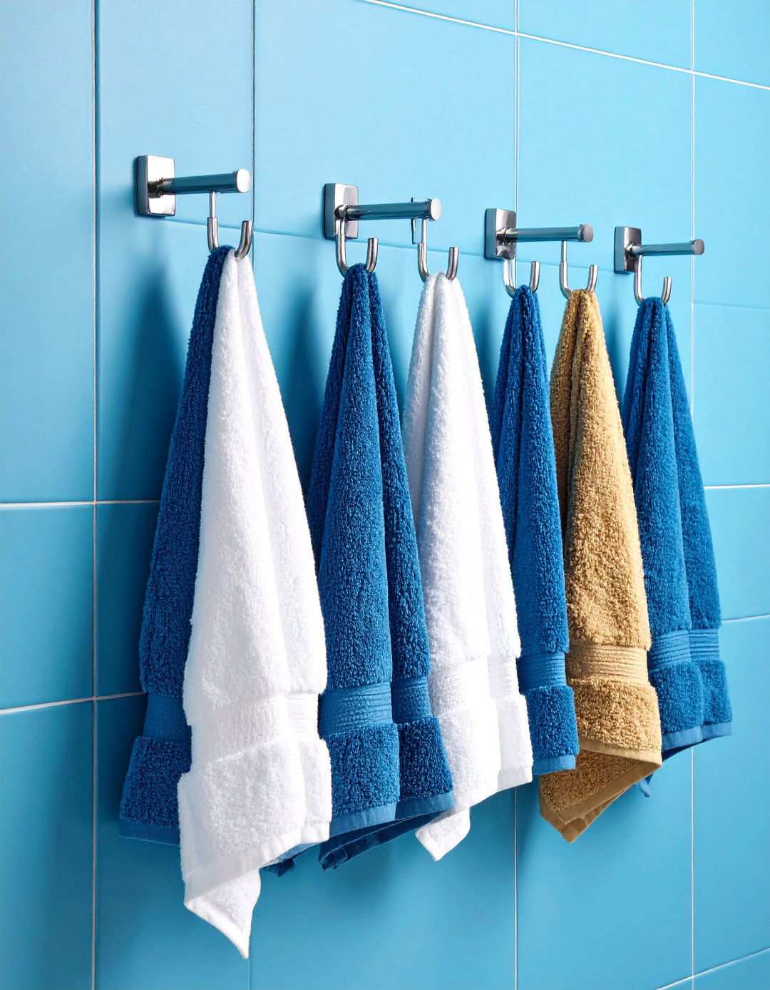 Minimalist Hook Arrays - 24 Towel Storage Ideas