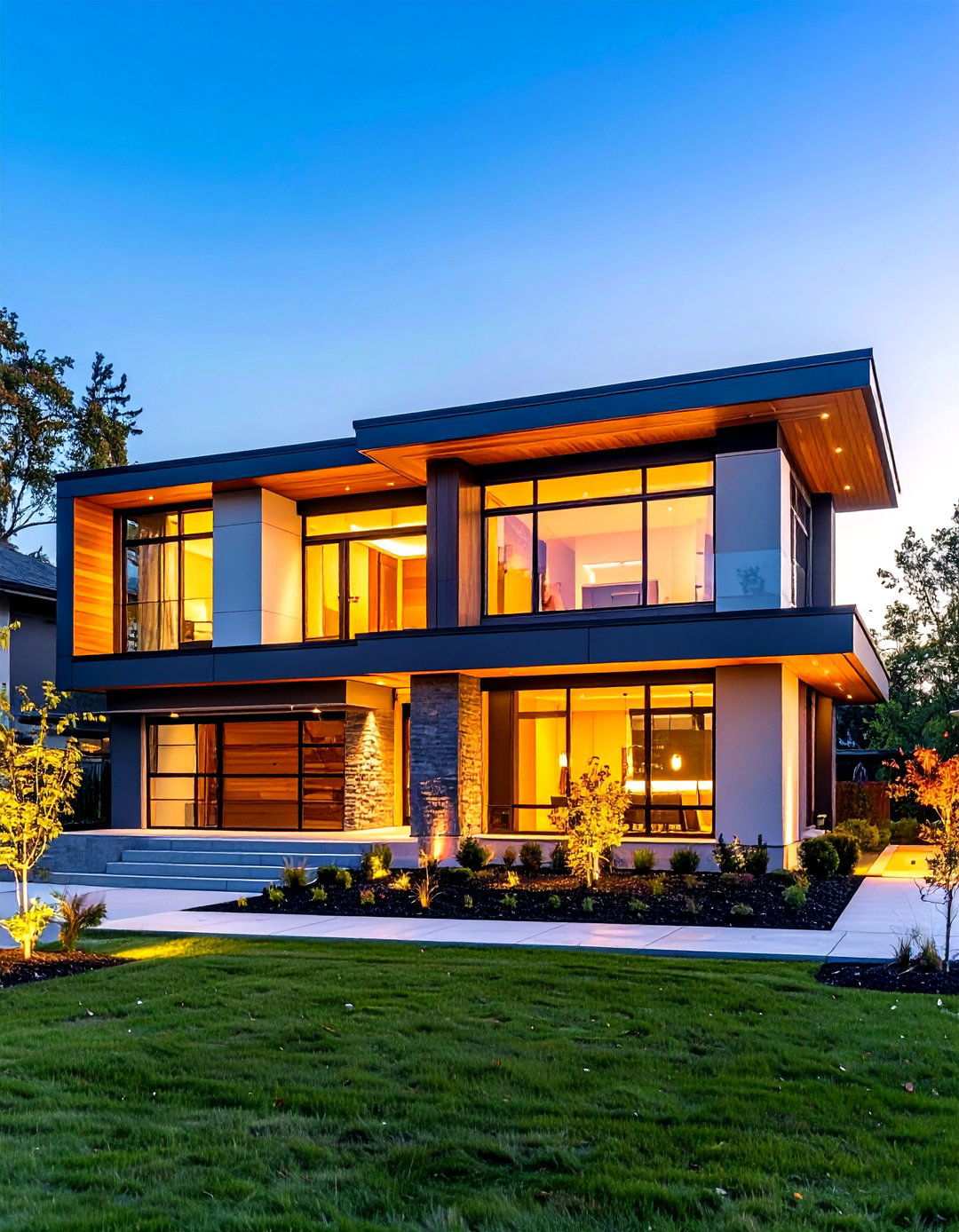 Minimalist Large Scale Panel Design - 24 Modern Siding Ideas for a Contemporary Home