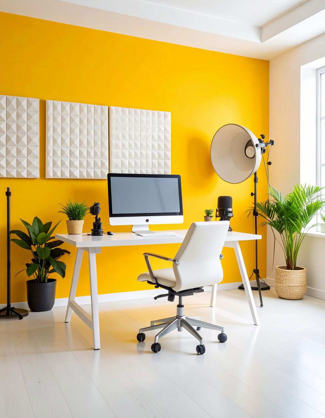 Minimalist Podcast Studio Design - 24 Podcast Room Ideas