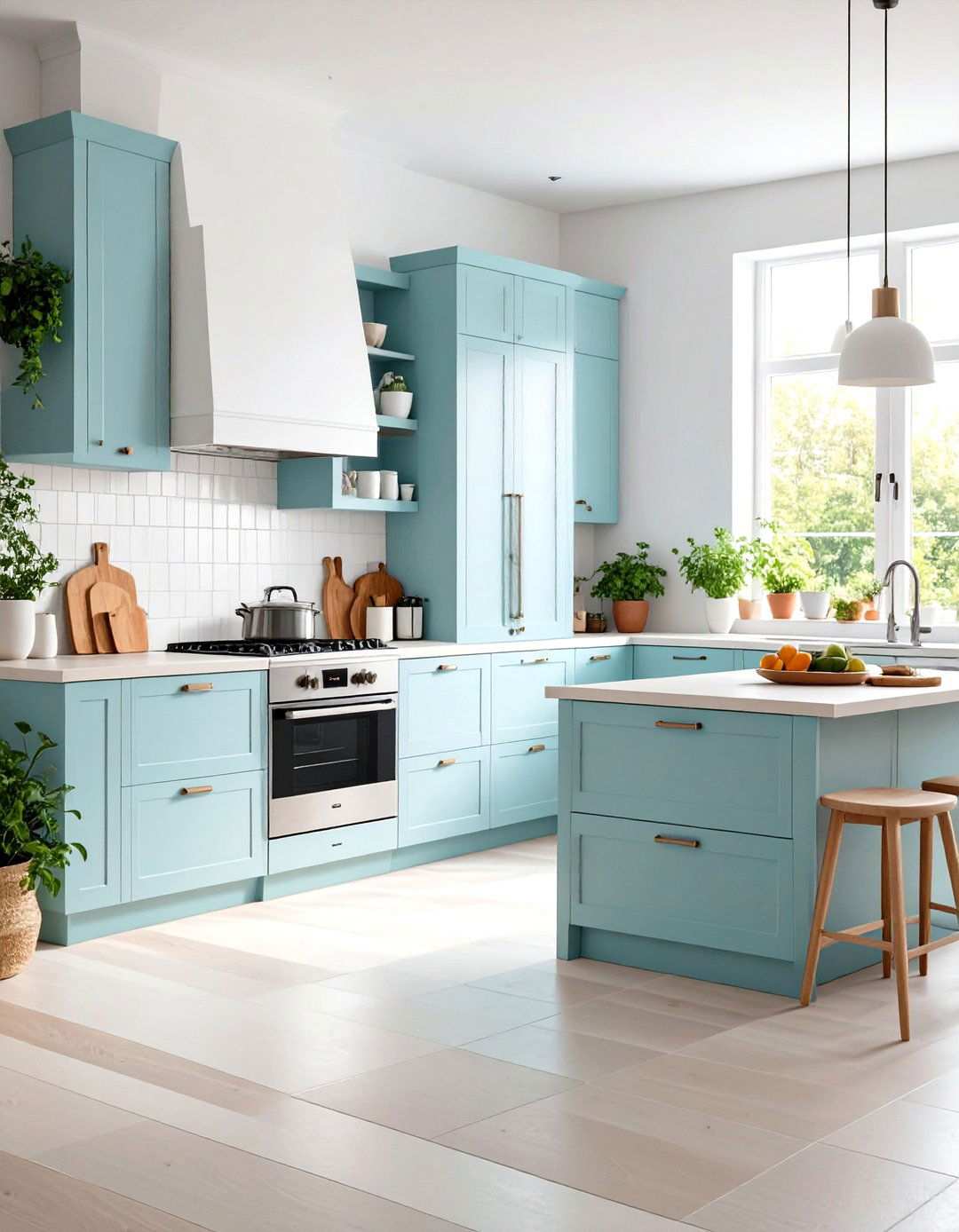 Minimalist Scandinavian Linoleum Styles - 24 Linoleum Kitchen Flooring Ideas
