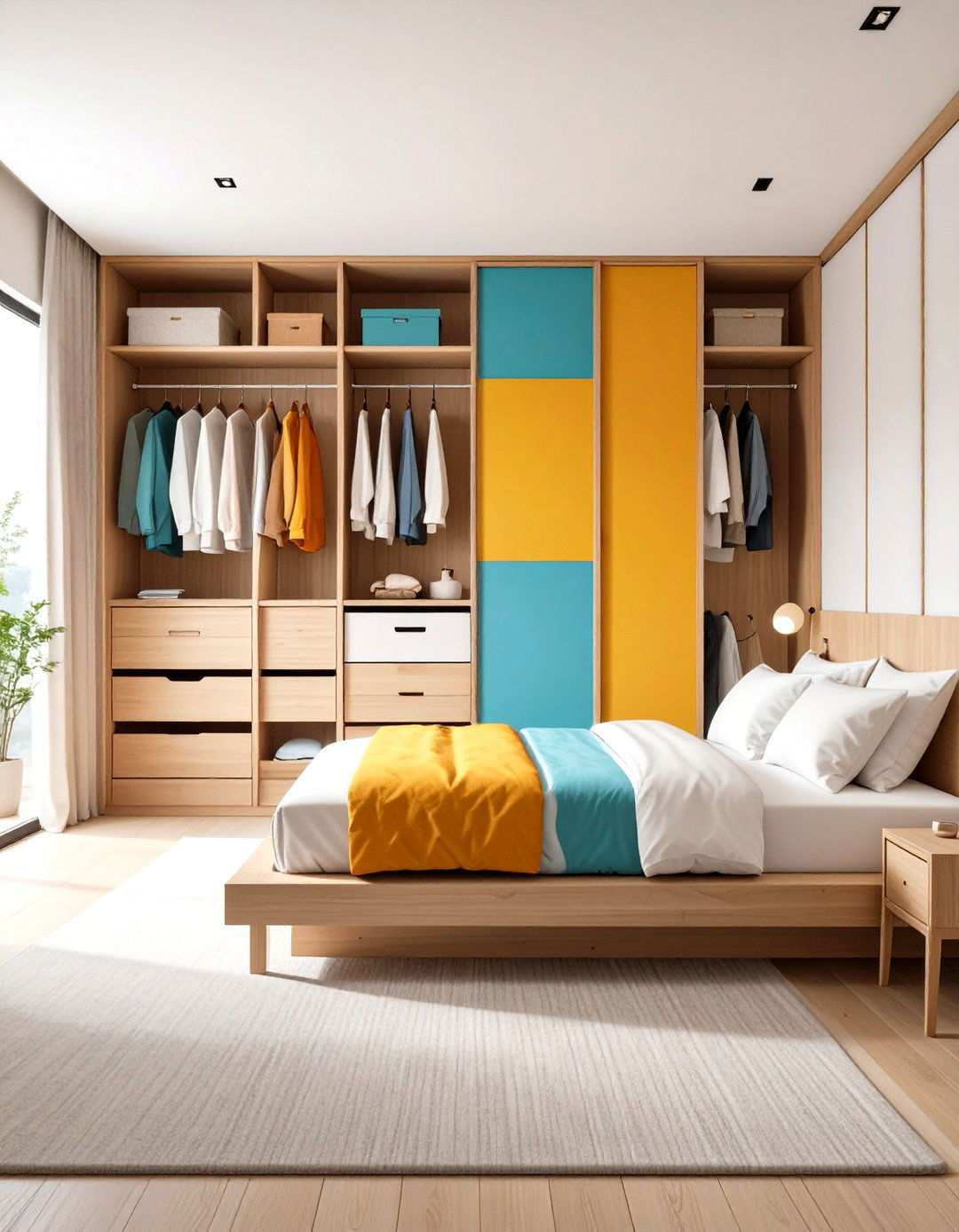 Minimalist Storage Solutions - 24 Japanese Bedroom Ideas