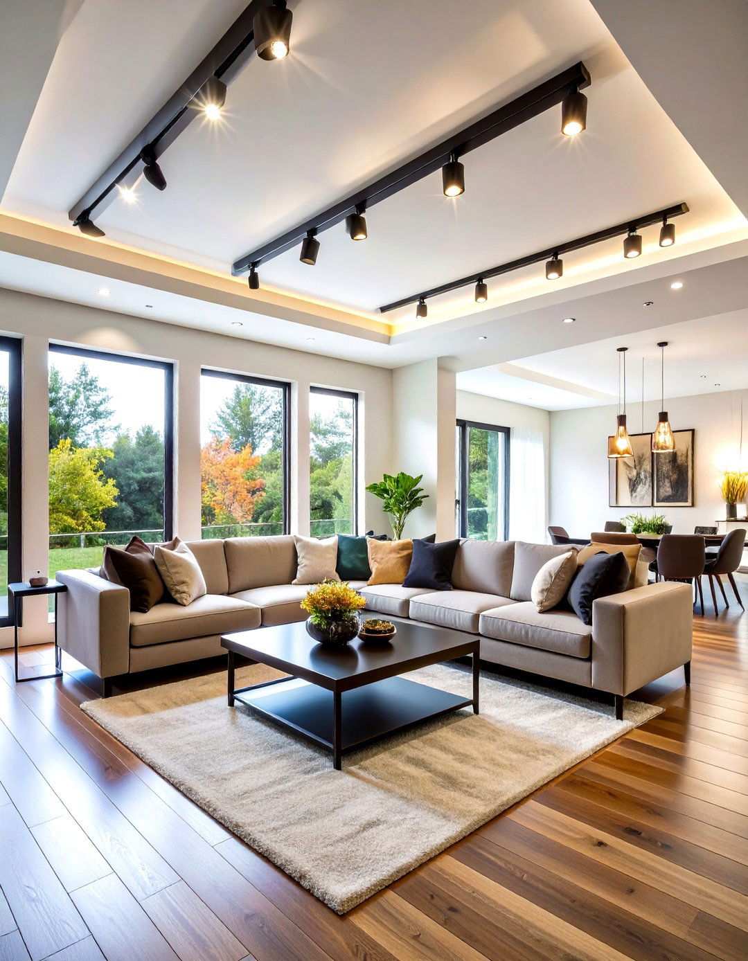 Minimalist Track Lighting Systems - 24 Living Room Lighting Ideas