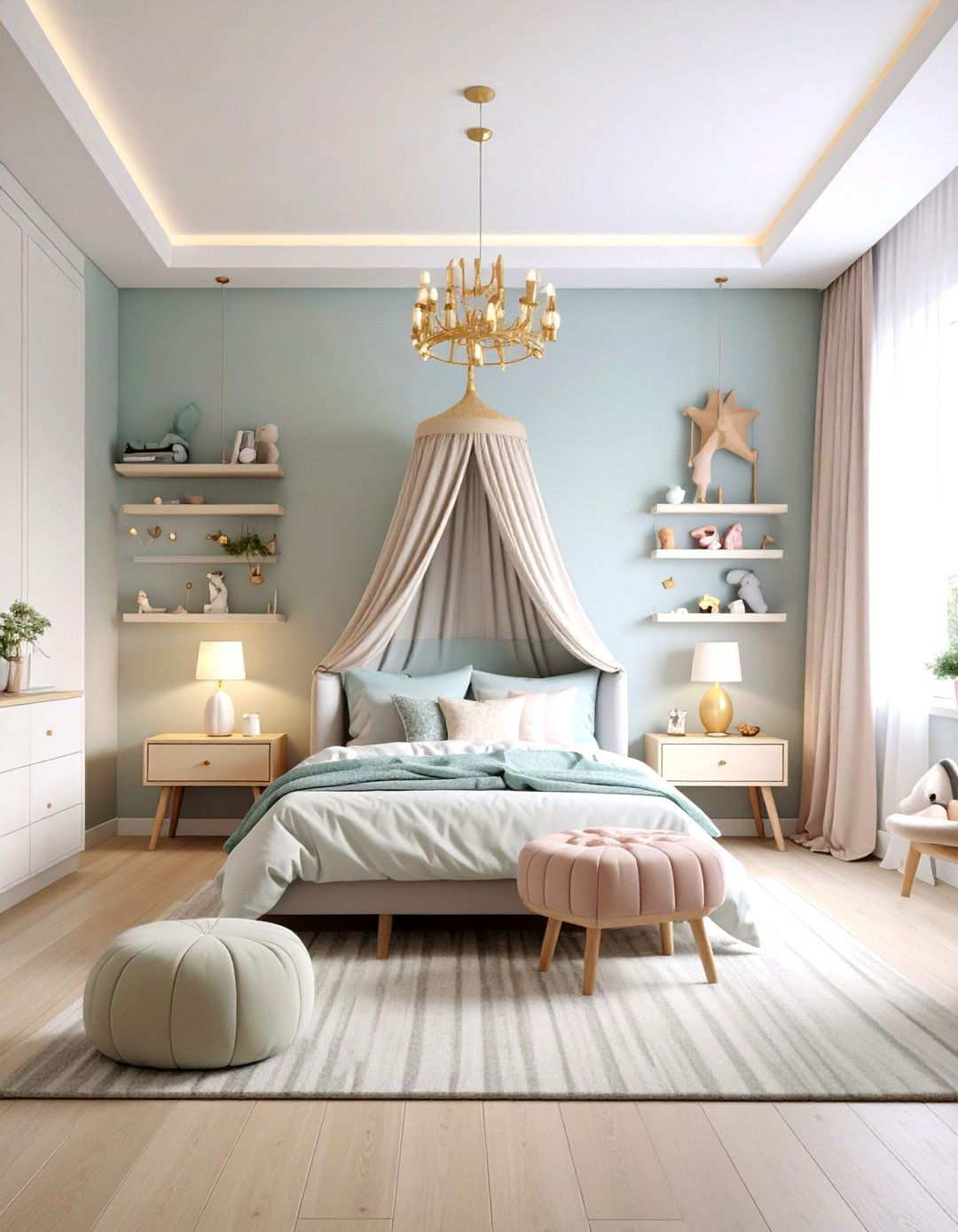 Minimalist Unicorn Elegance - 24 Unicorn Bedroom Ideas