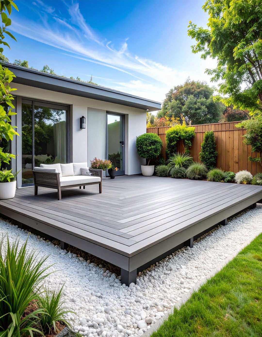 Minimalist Zen Platform Deck Design - 24 Platform Deck Ideas
