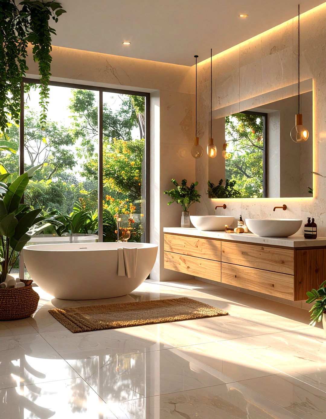 Minimalist Zen Retreat - 24 luxury bathroom ideas