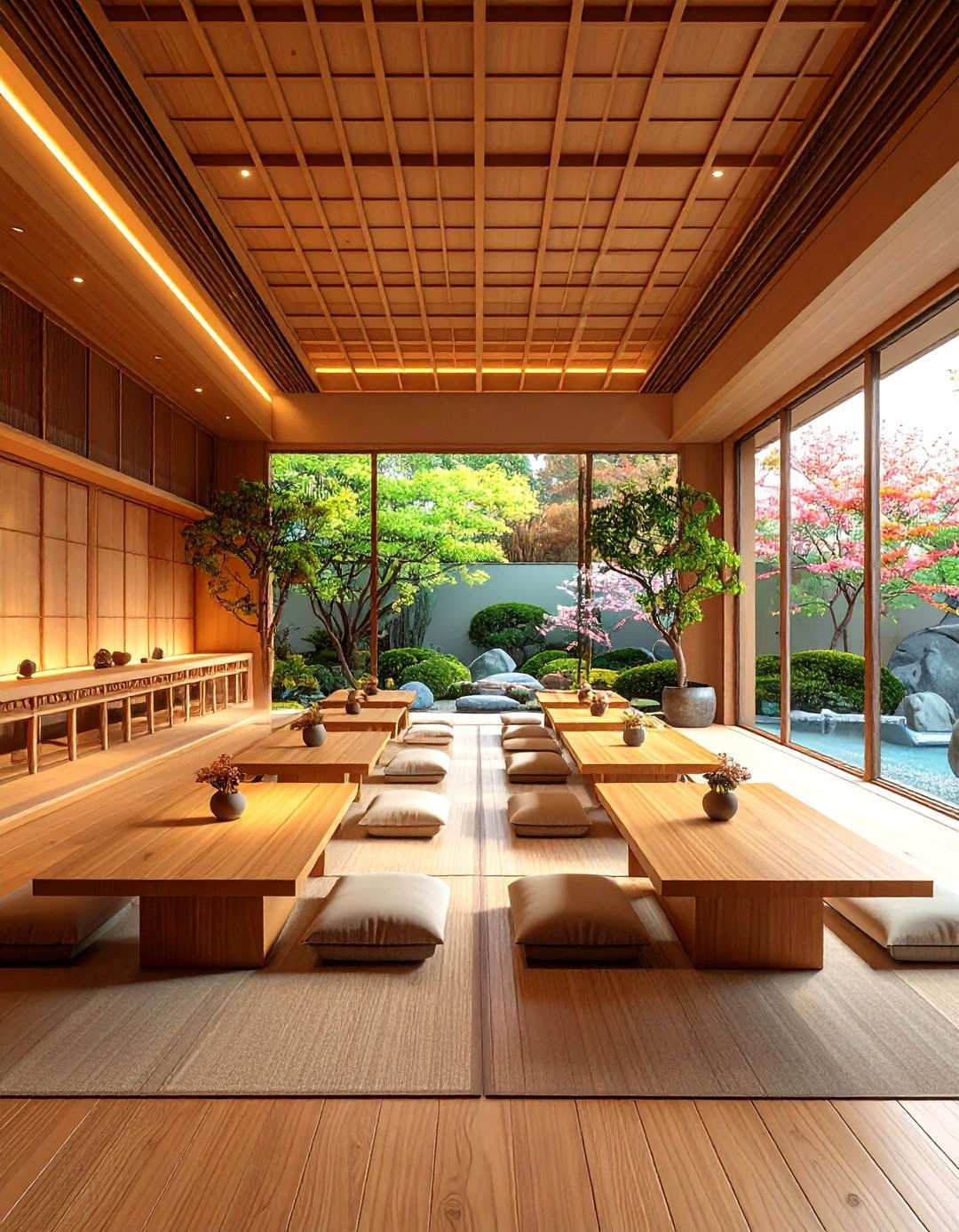 Minimalist Zen Simplicity - 24 Restaurant Interior Design Ideas