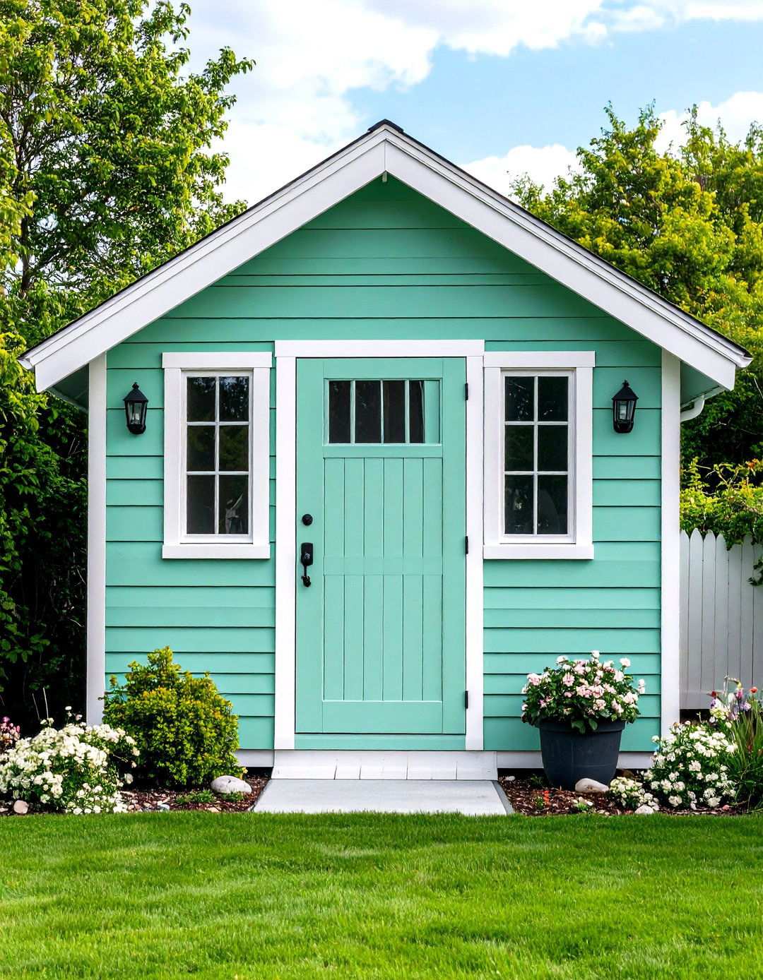Mint Green Fresh - 24 Shed Color Ideas