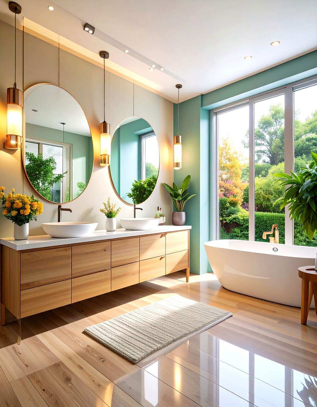 Mirror Maximization Techniques - 24 Small Ensuite Design Ideas