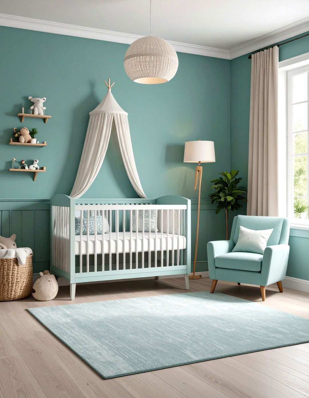 Misty Coast Nursery Design - 24 Light Gray Paint Colors for Your House