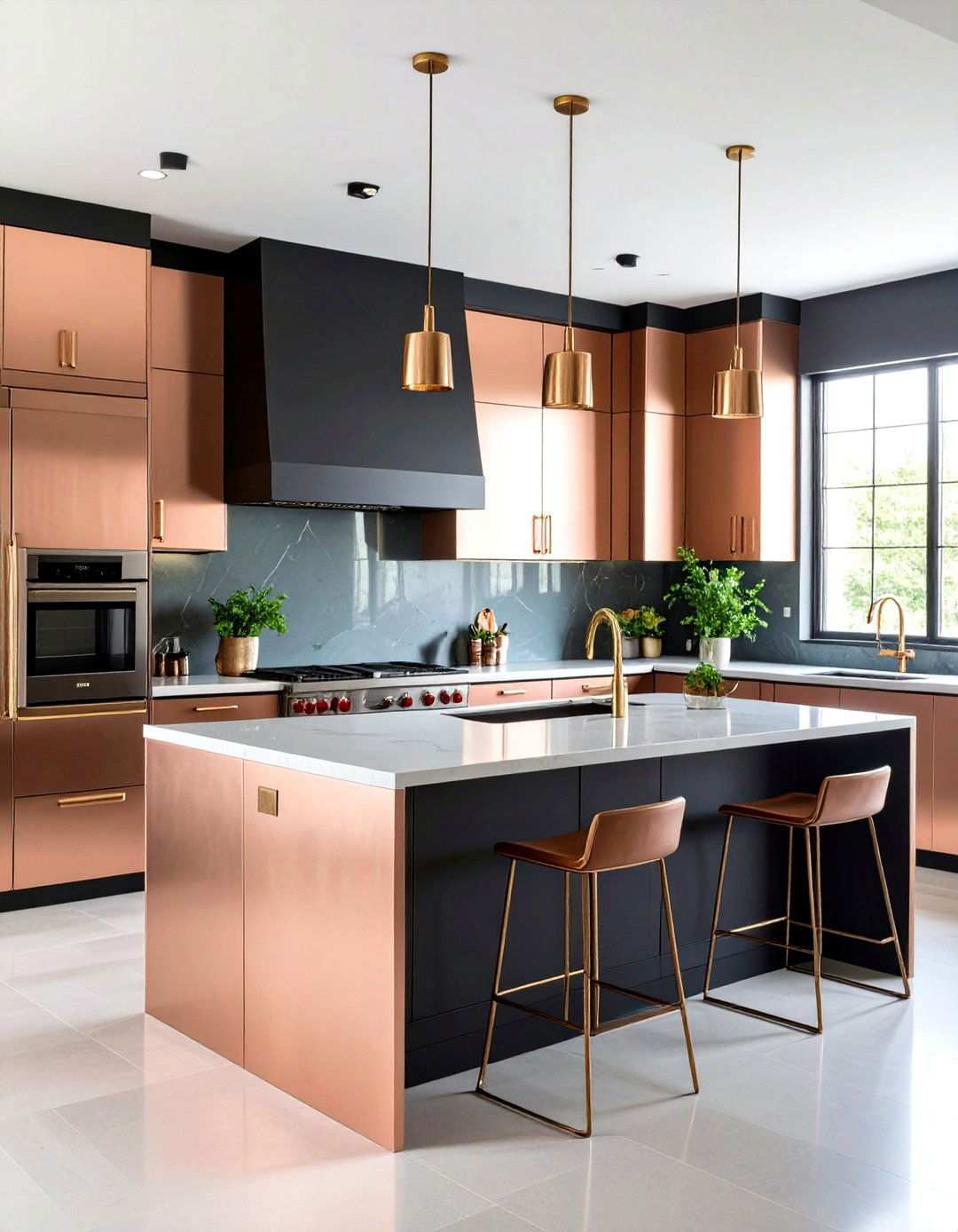 Mixed Metal Kitchen Hardware - 24 Room Decorating Ideas