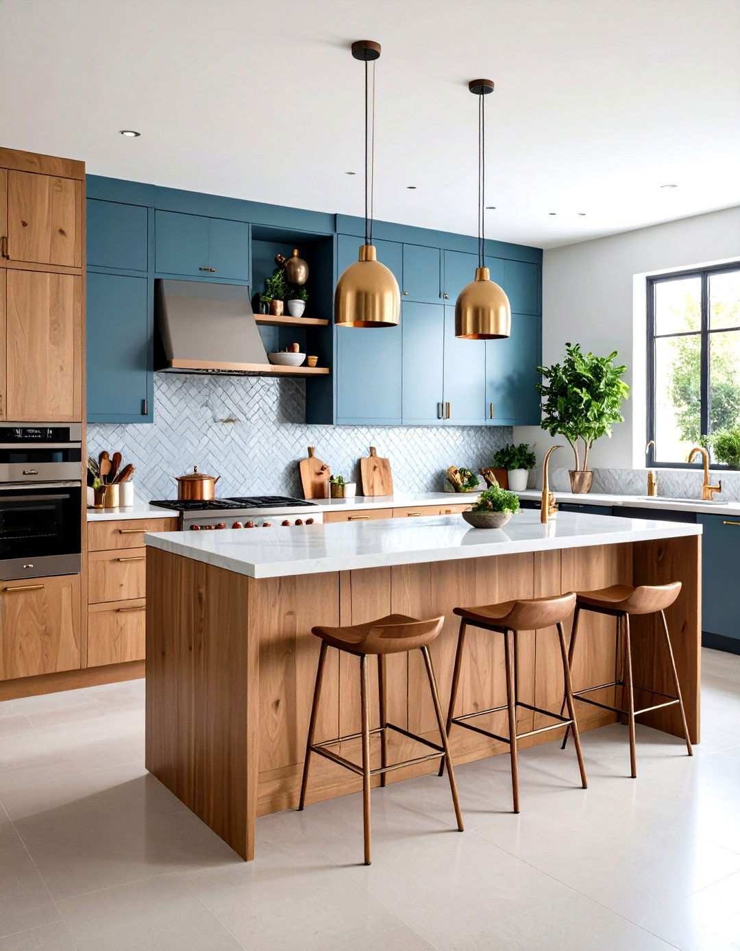 Mixed Metallic Accents - 24 Spring Decor Ideas