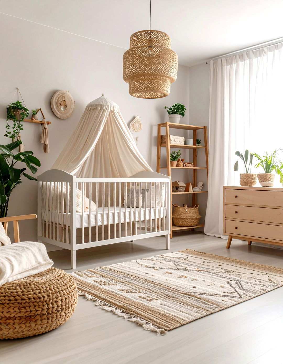 Mixed Neutral Texture Nursery - 24 Neutral Nursery Ideas