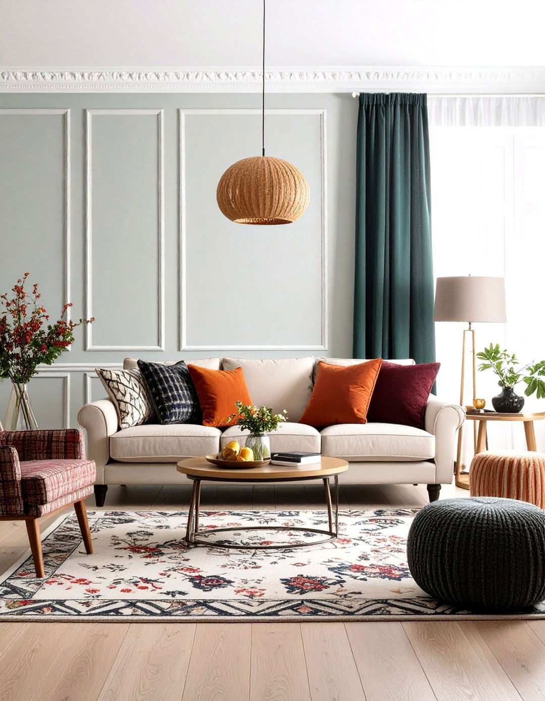 Mixed Pattern Maximalist Room - 24 Ralph Lauren Living Room Ideas