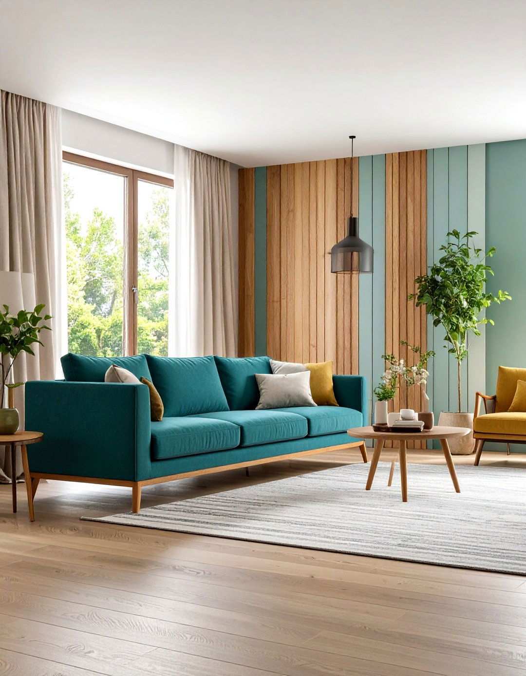 Mixed Width Board and Batten - 24 Wood Trim Accent Wall Ideas