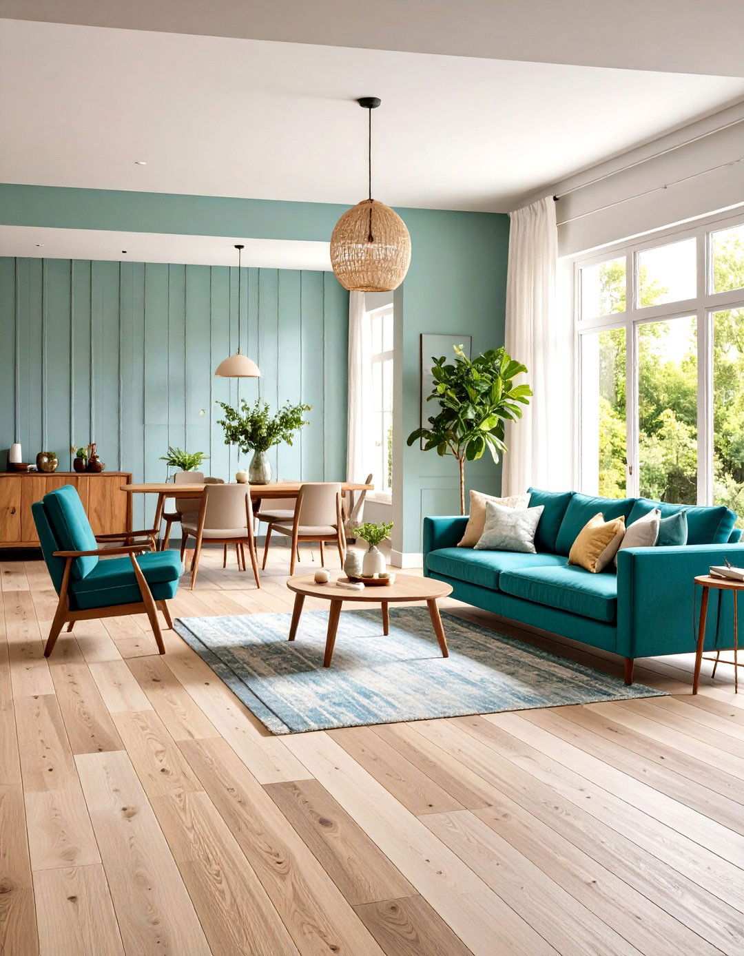 Mixed Width Plank Installation - 24 Wood Floor Design Ideas