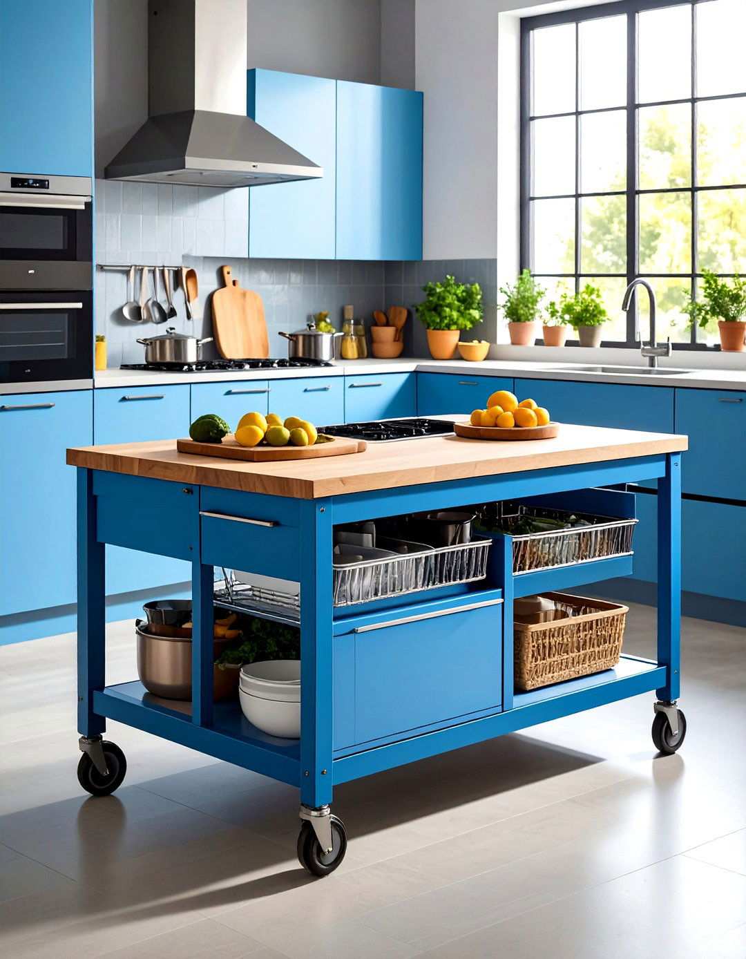 Mobile Prep Station Kitchen Tables - 24 Small Kitchen Table Ideas