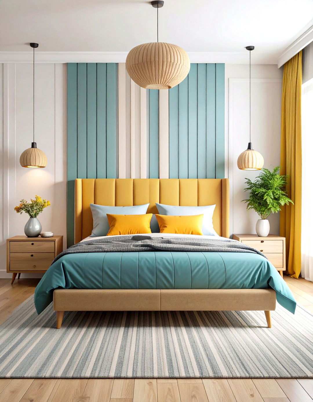 Modern Board and Batten Wainscoting in Contemporary Bedrooms - 24 Wainscoting Ideas