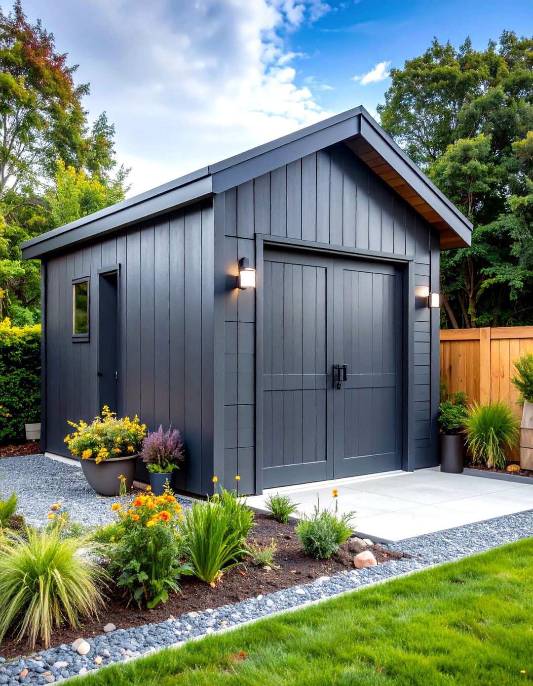 Modern Charcoal Gray - 24 Shed Color Ideas