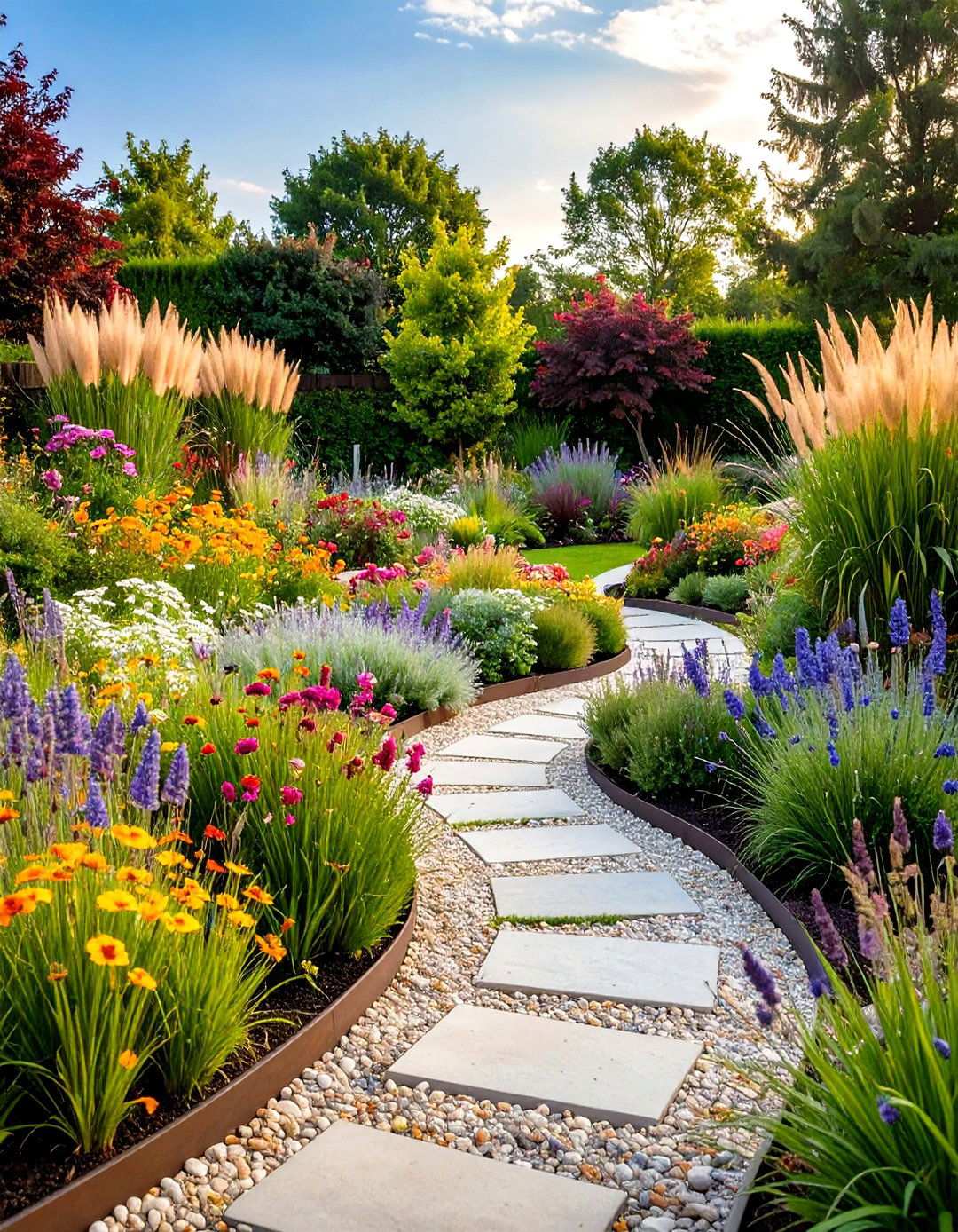 Modern Contemporary Wildflower Gardens - 24 Wildflower Garden Ideas