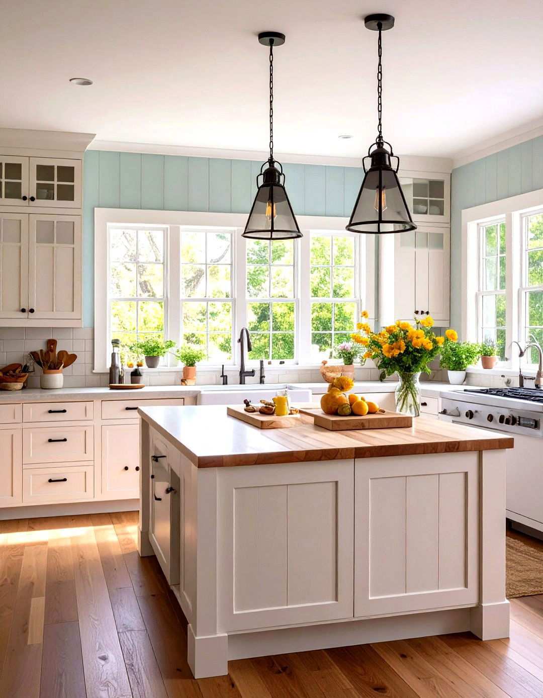 Modern Farmhouse Kitchen Charm - 24 Townhouse Interior Design Ideas