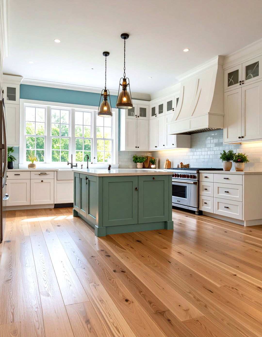 Modern Farmhouse Maple Hardwood Floors - 24 Light Wood Floor Kitchen Ideas