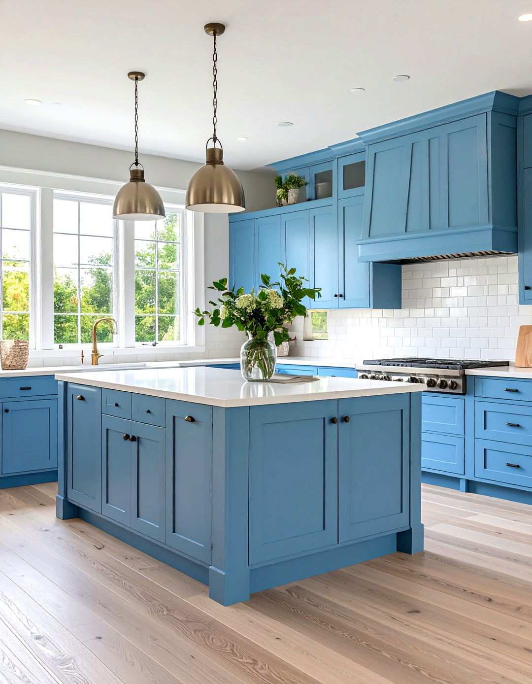 Modern Farmhouse White Oak Kitchen Floors - 24 Kitchens With Wood Floors
