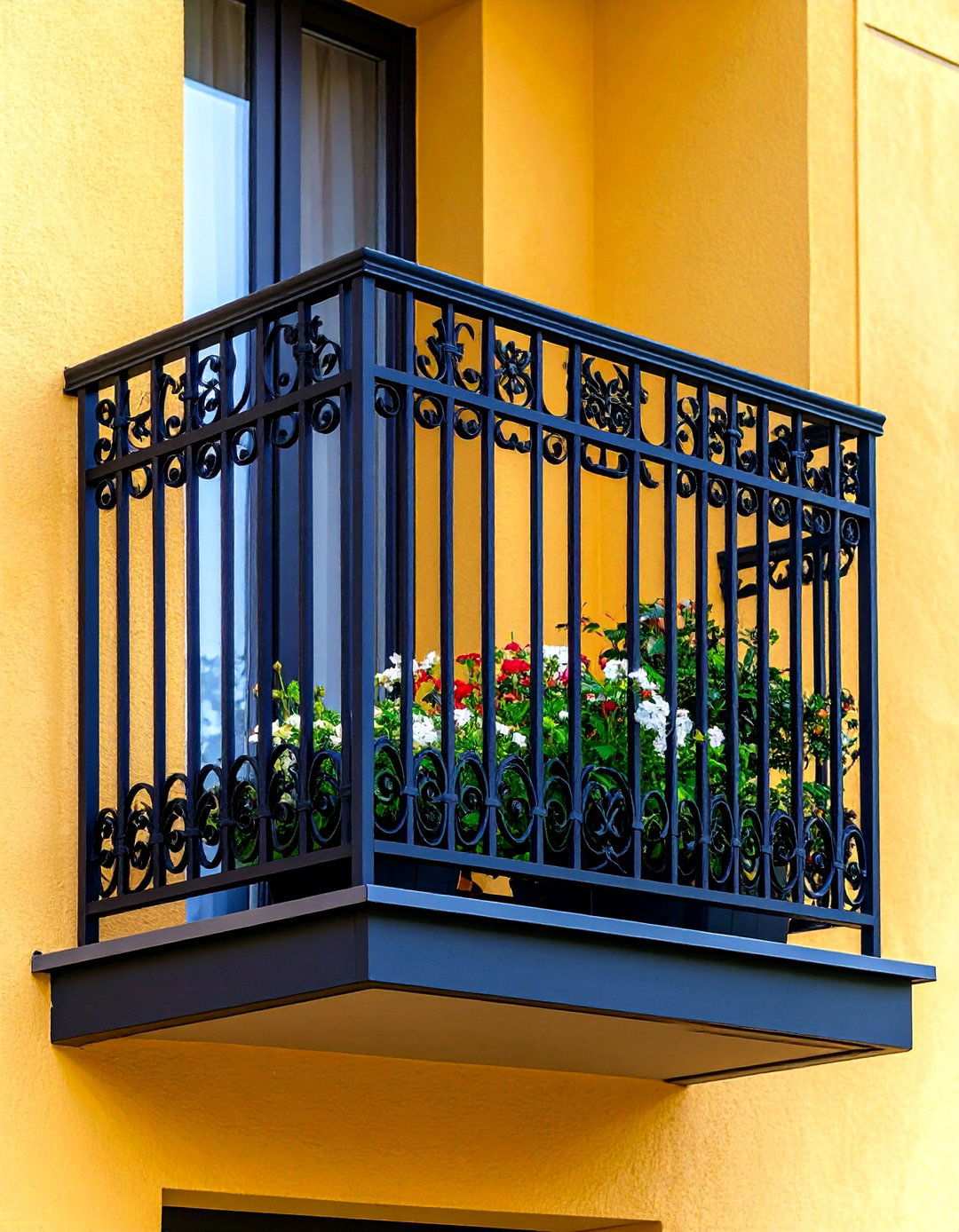 Modern Geometric Balcony Railing Designs - 24 Wrought Iron Balcony Railing Design Ideas