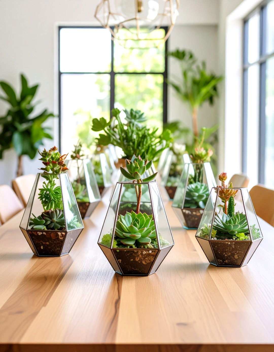 Modern Geometric Designs - 24 Rehearsal Dinner Centerpiece Ideas