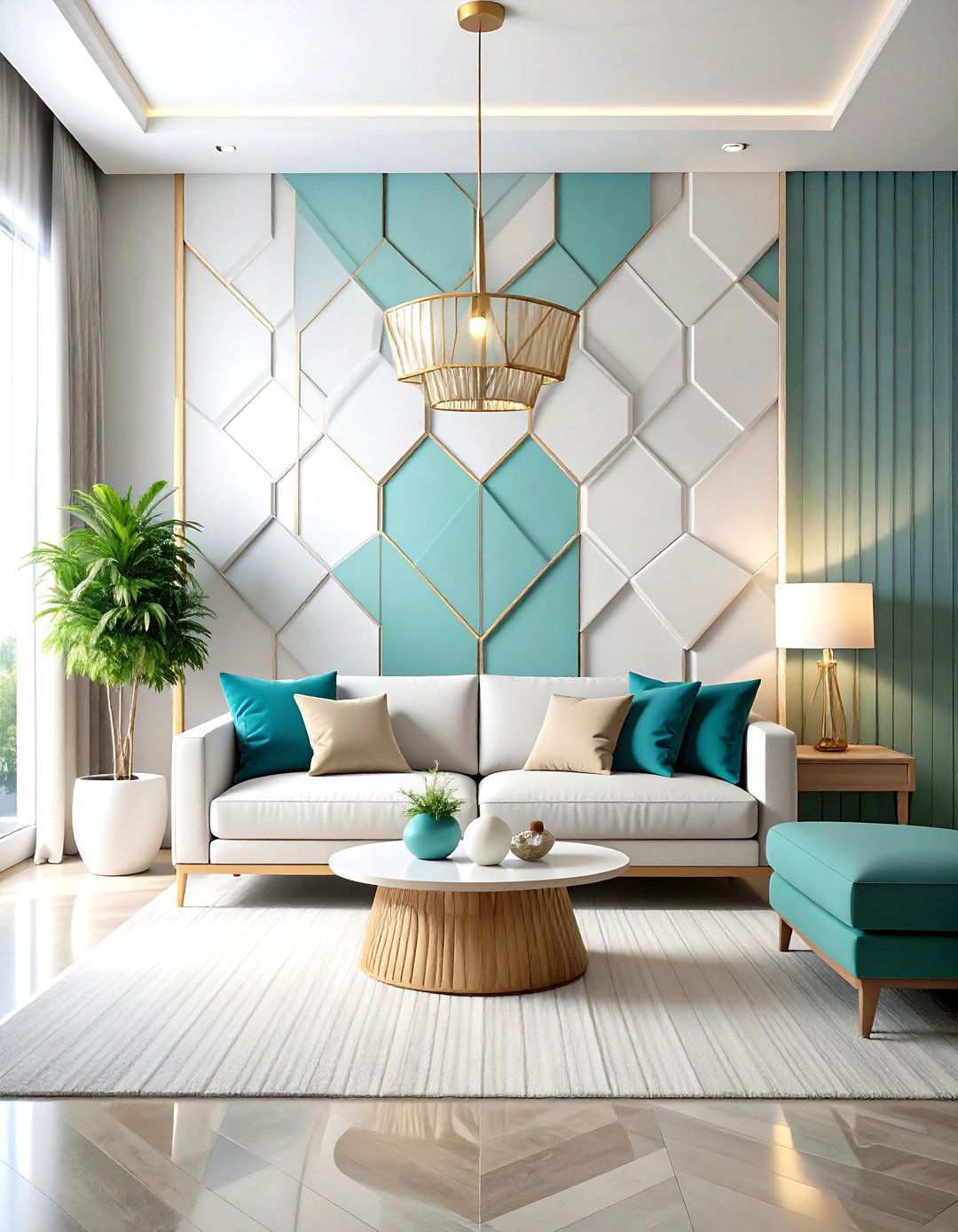 Modern Geometric Wall Panels for Contemporary Drama - 24 Wall Molding Ideas