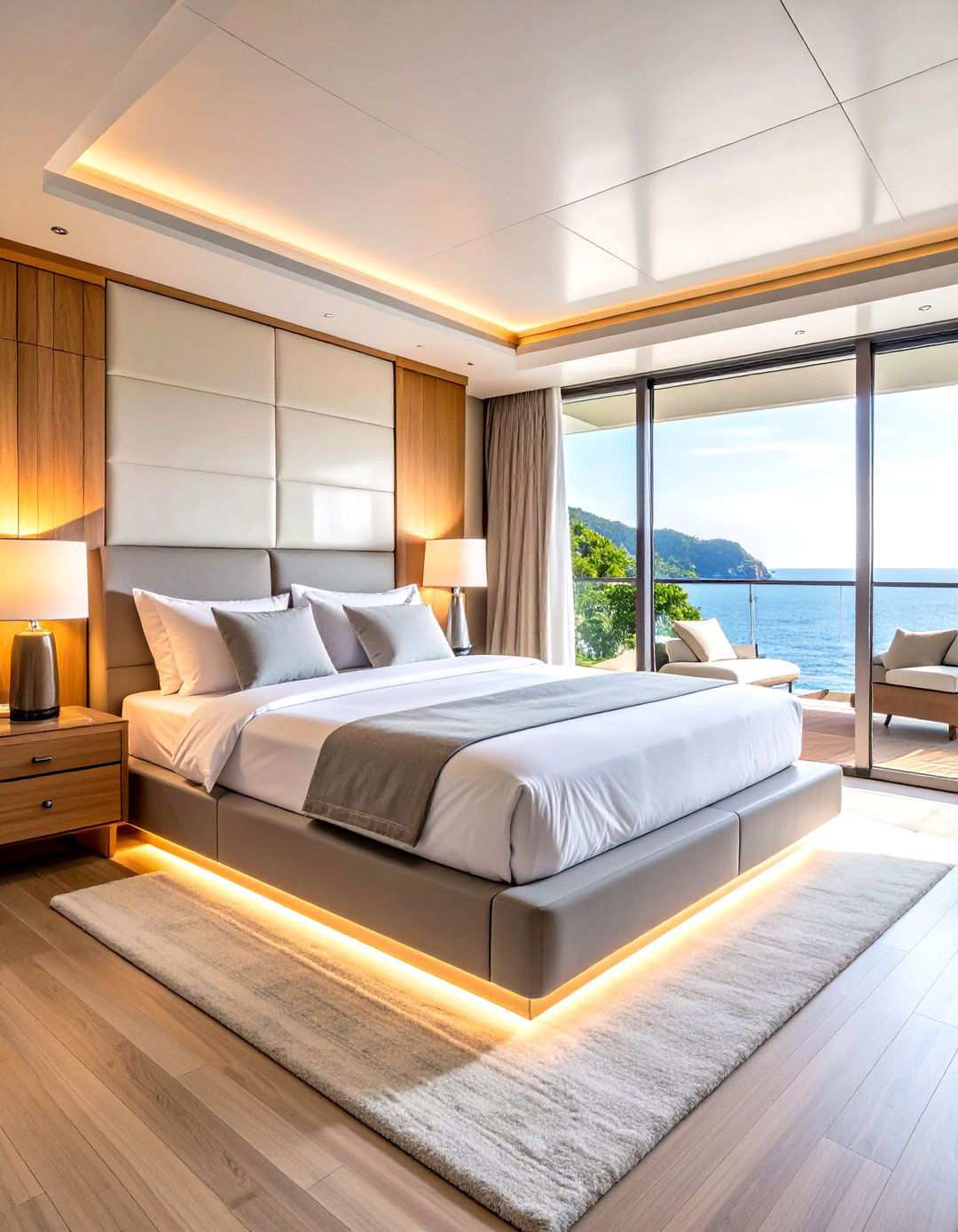 Modern Glass and Steel Penthouse - 24 yacht bedroom ideas