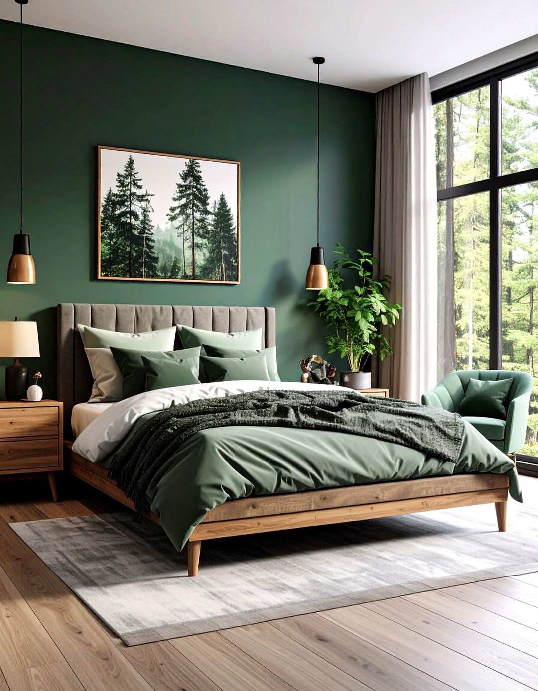 Modern Hunting Lodge Bedroom - 24 Hunting Bedroom Ideas