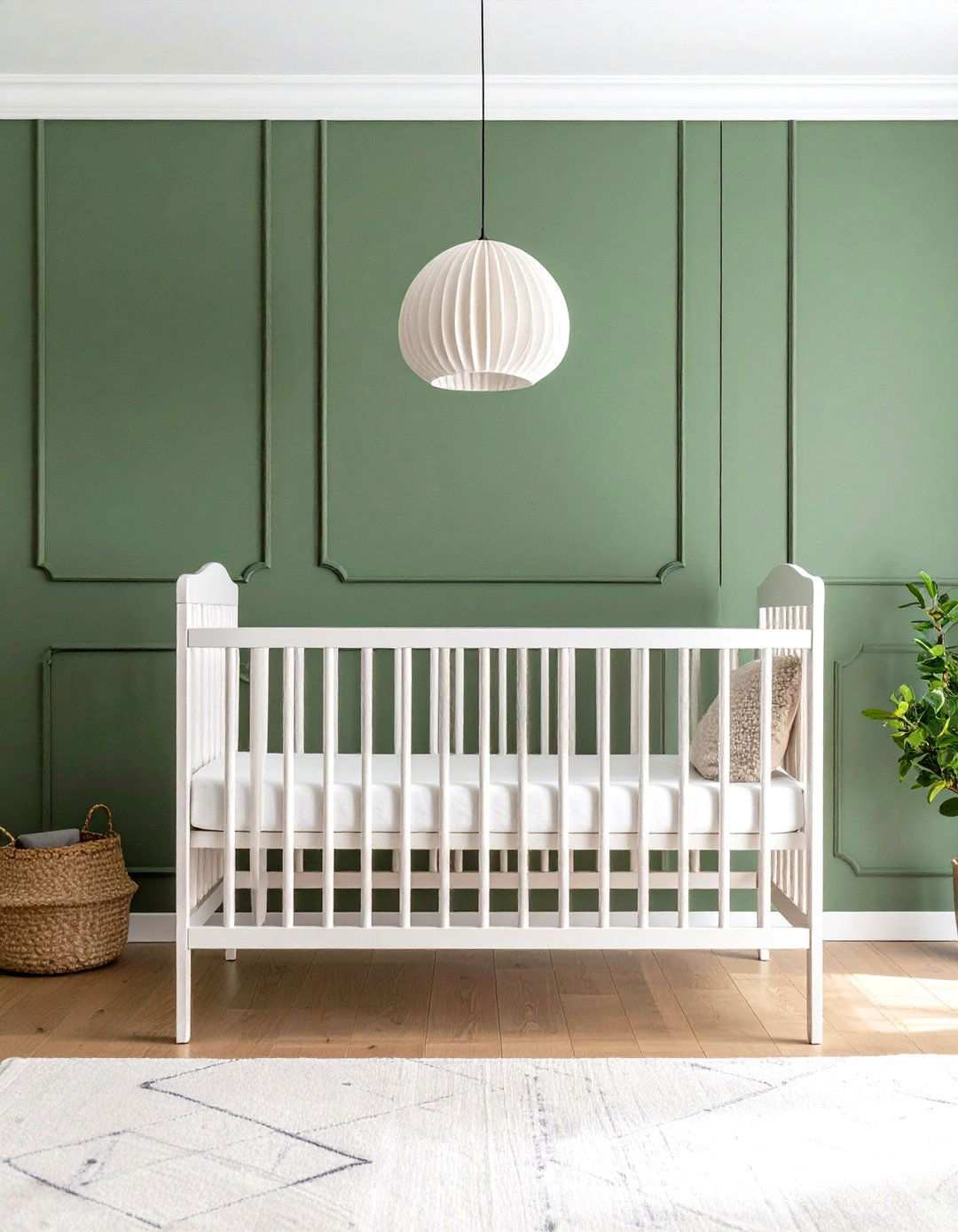 Modern Minimalist Design - 24 Sage Green Nursery Ideas