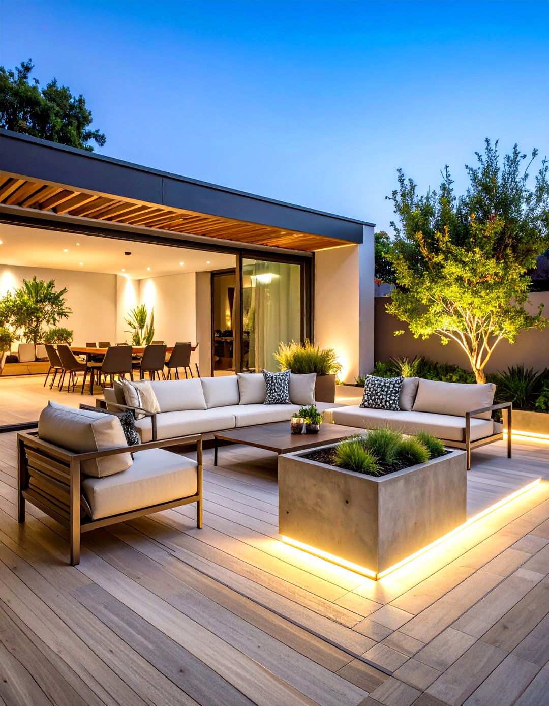 Modern Minimalist Green Space - 24 Patio Small Garden Ideas