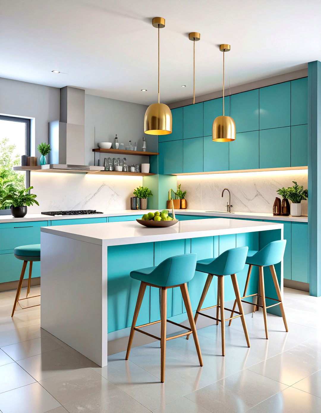 Modern Minimalist Linear Bar - 24 Kitchen Bar Ideas