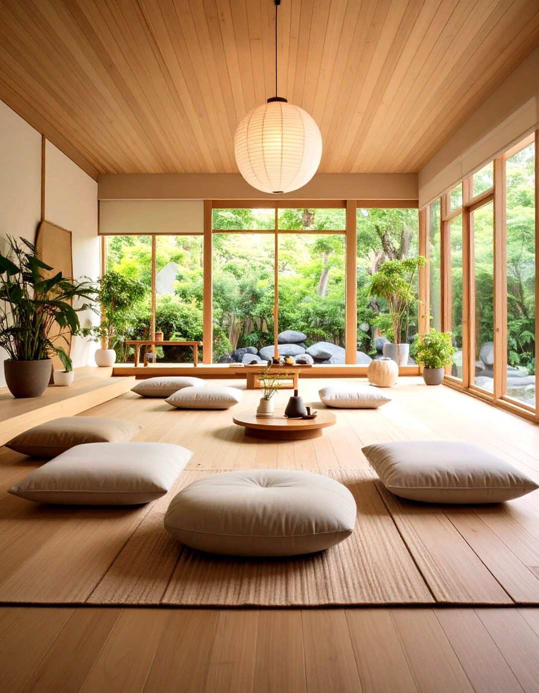Modern Minimalist Meditation Space - 24 She Shed Interior Ideas