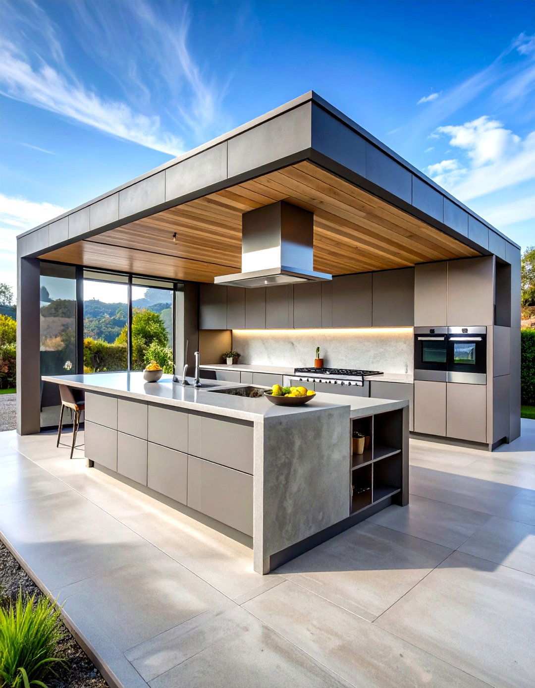 Modern Minimalist Mud Kitchen with Clean Lines - 24 Mud Kitchen Ideas